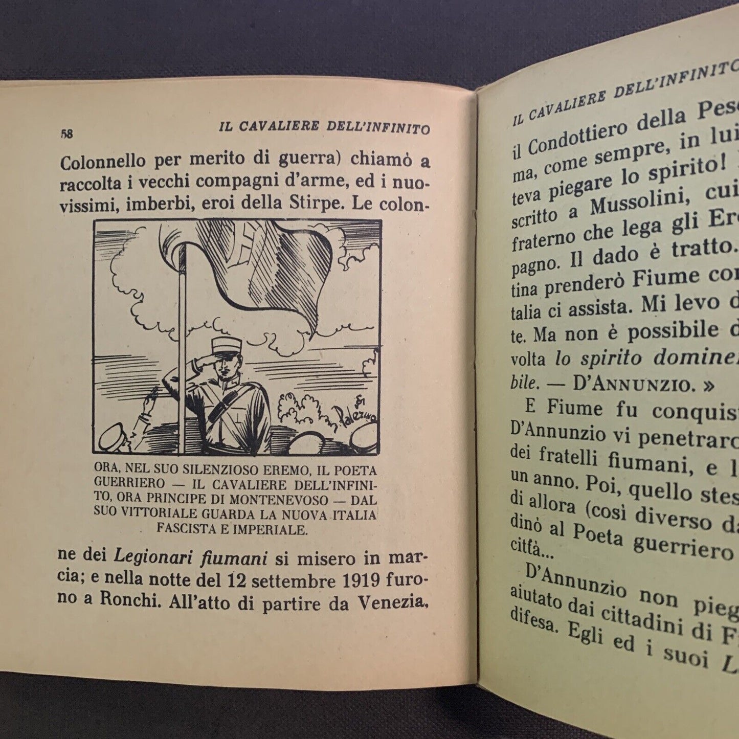 IL CAVALIERE DELL'INFINITO - E. AMBROSI, Gabriele D'Annunzio. Carroccio 1937 #
