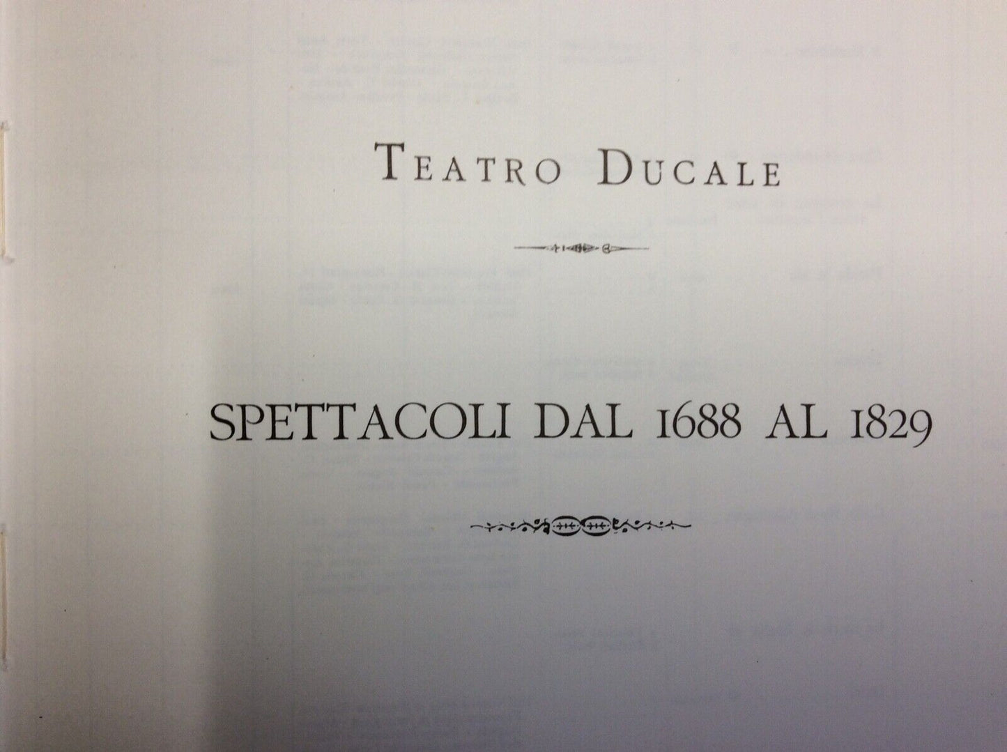 PARMA - SPETTACOLI DRAMMATICO-MUSICALI, COREOGRAFICI IN PARMA, FERRARI, FORNI