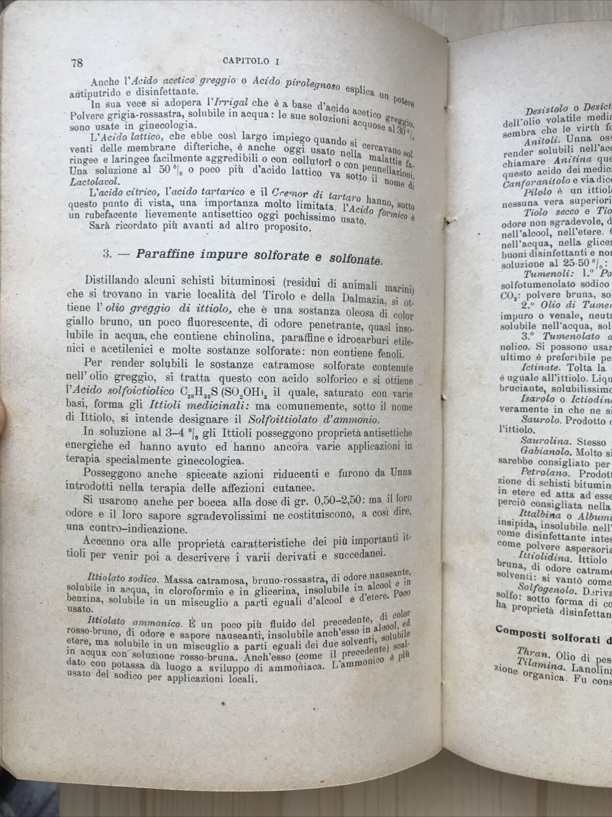 I SUCCEDANEI trattato di farmacoterapia pratica. Prof E. Filippi - Vallardi 1924