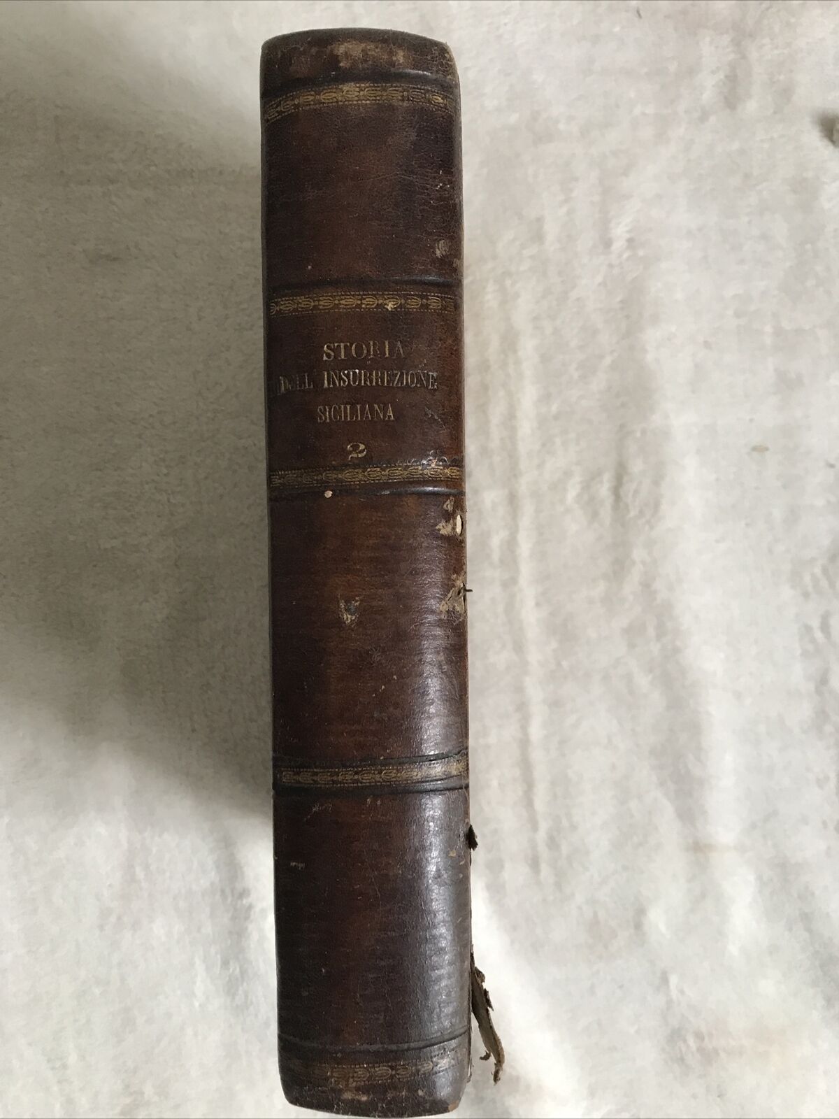 STORIA DELL'INSURREZIONE SICILIANA, Giovanni la Cecilia, Sanvito 1861 - Vol 2