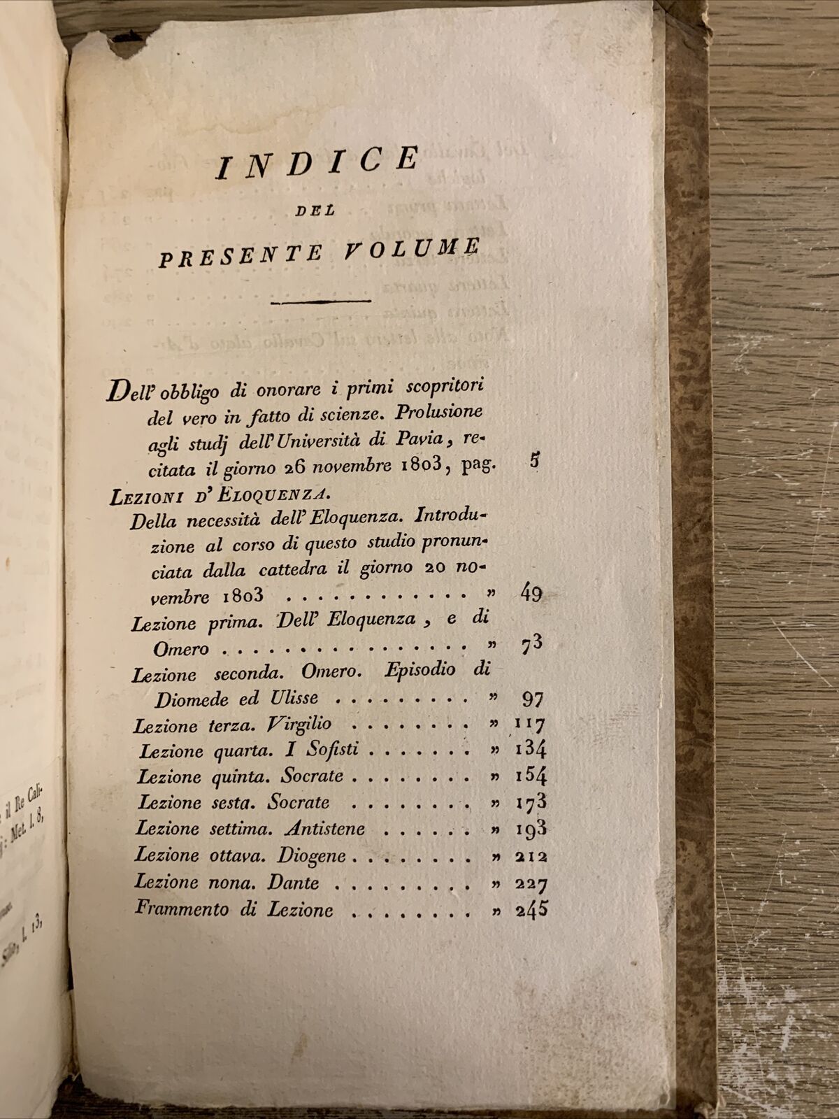 Opere inedite e rare di Vincenzo Monti ( senza data 1830 ca.)