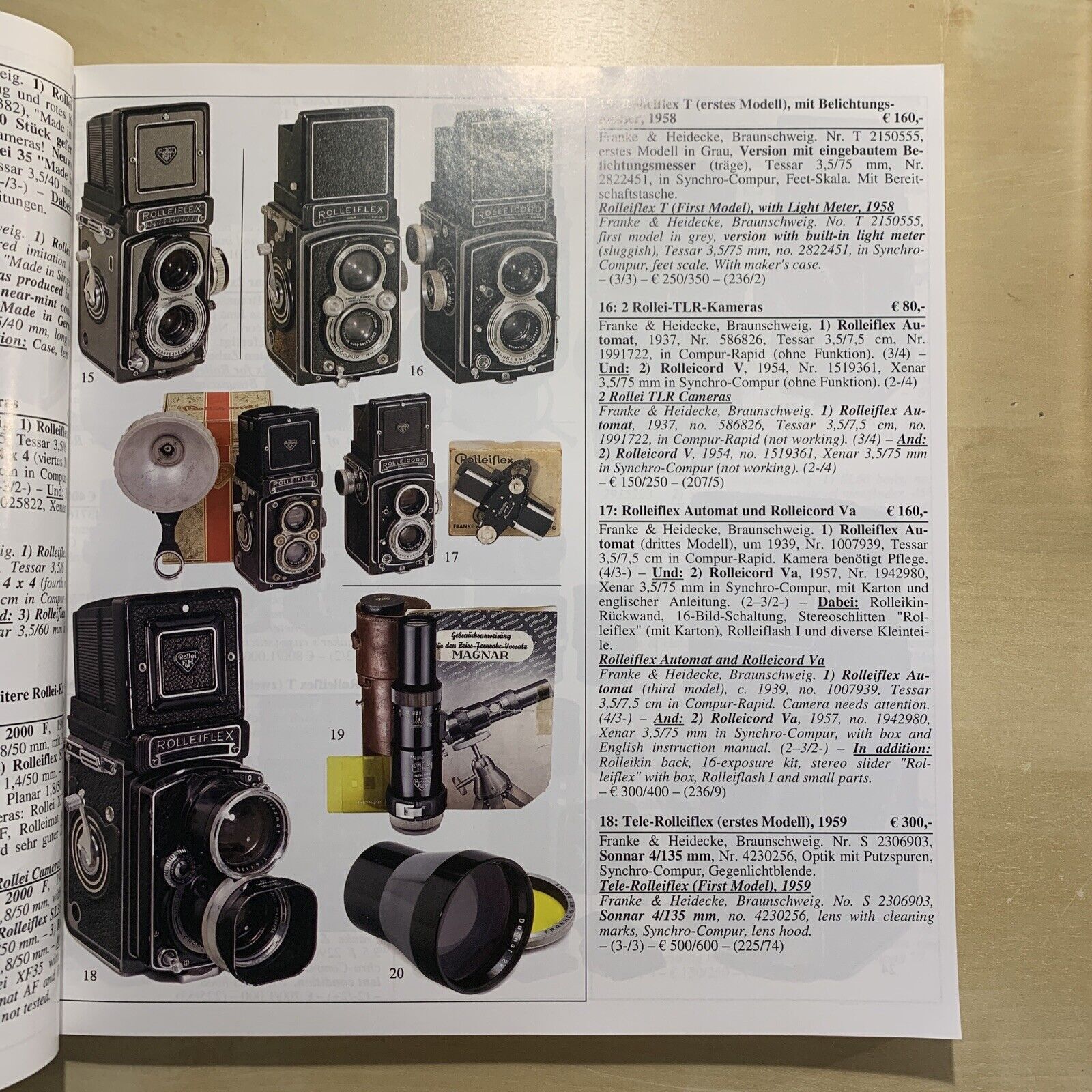 PHOTOGRAPHICA & FILM, 21 september 2019. Spezial Auktion #