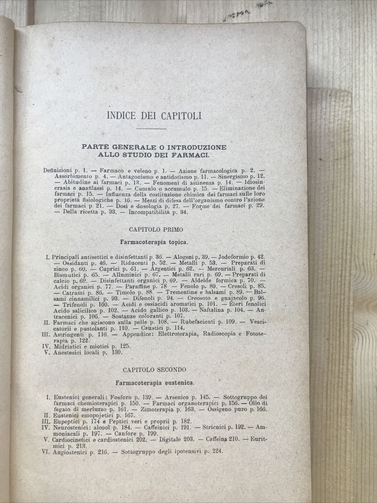 I SUCCEDANEI trattato di farmacoterapia pratica. Prof E. Filippi - Vallardi 1924