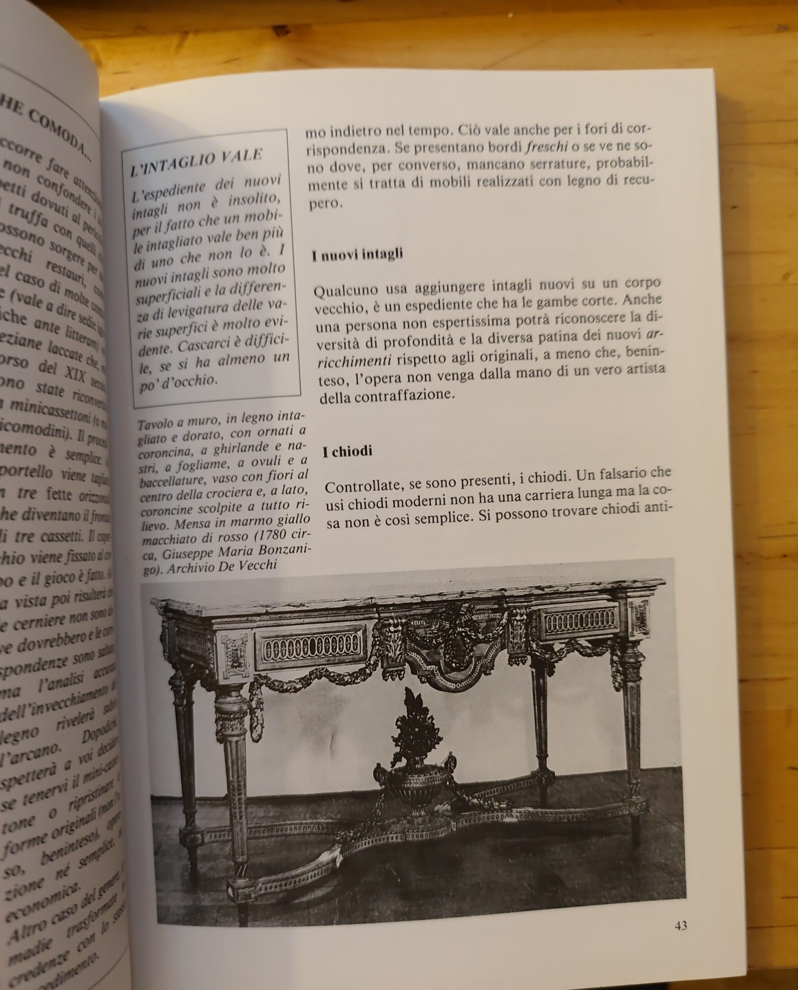 Guida al restauro dei mobili antichi, Mariagrazia Trevisan. E. Ragazzo, De Vecch