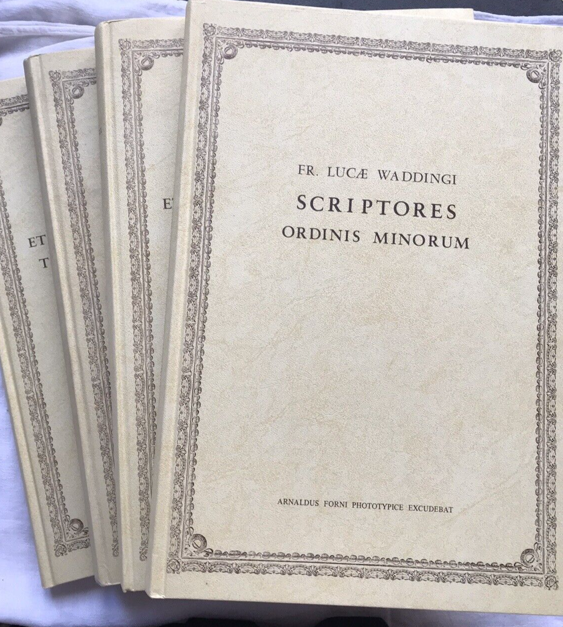 Scriptores Ordinis Minorum, fr. Waddingi Lucae -Sbaraglia G. Giacinto