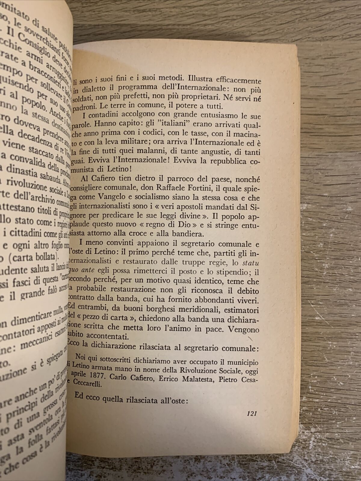 Storia degli anarchici italiani Pier Carlo Masini 1974 prima edizione Bur