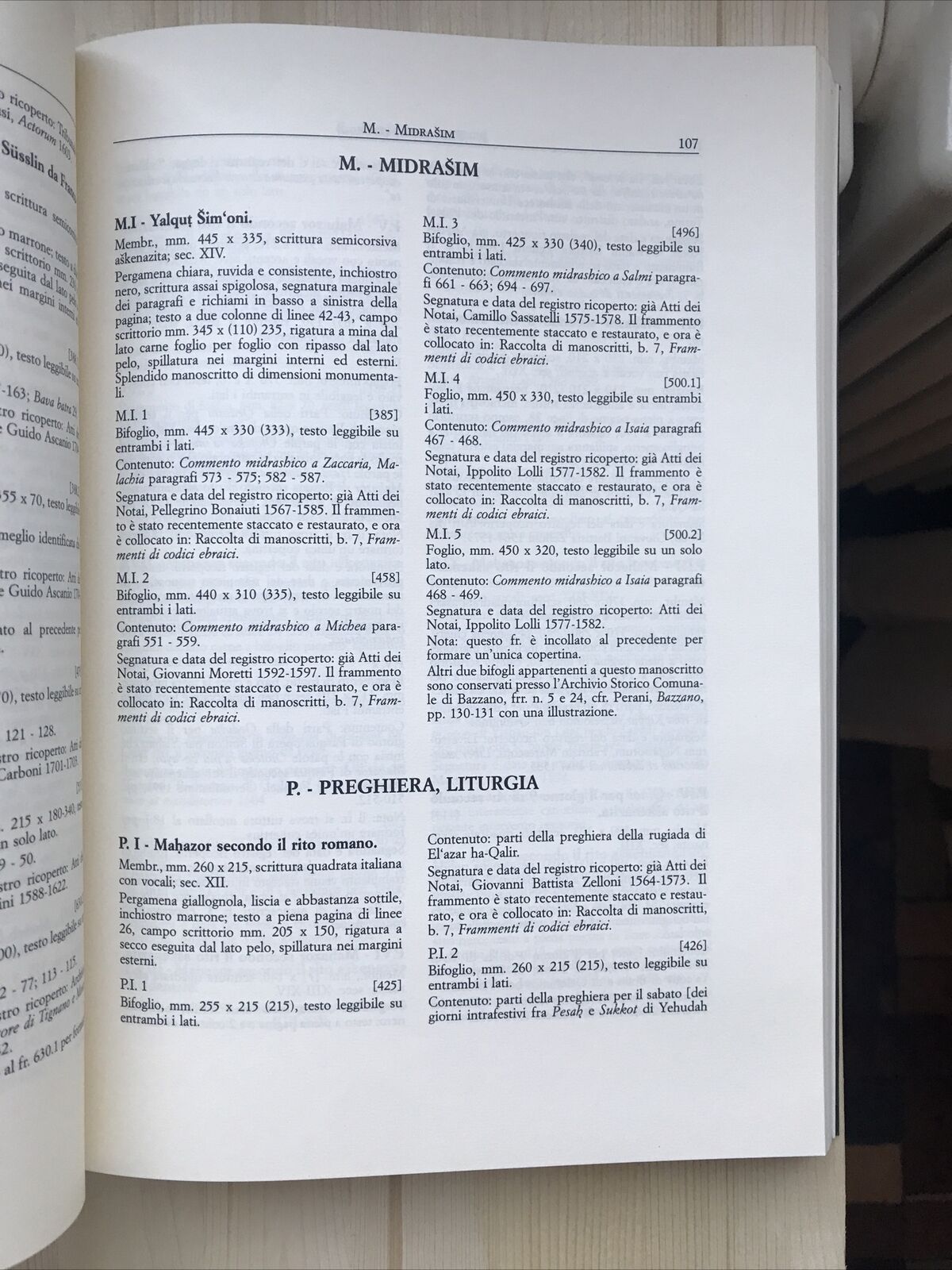 I FRAMMENTI EBRAICI DI BOLOGNA, archivio di stato e collezioni minori, Olschki