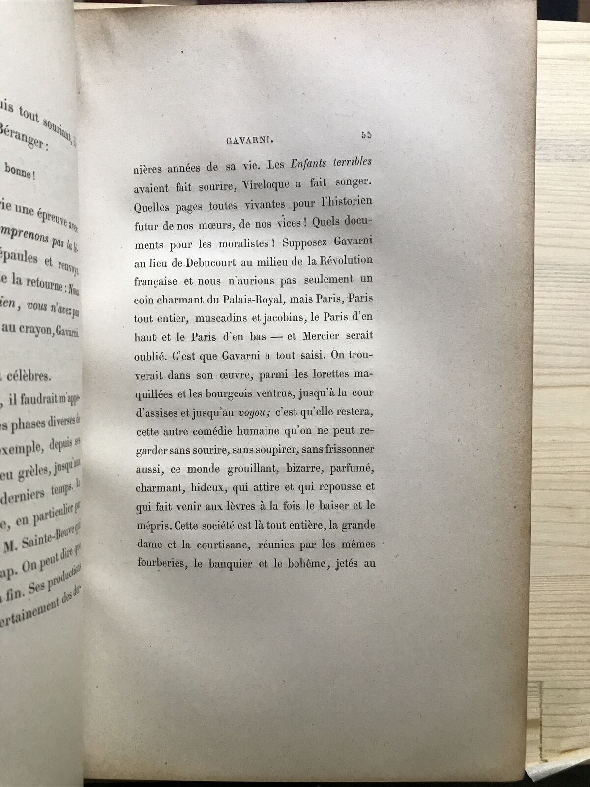GAVARNI masques et visages 1868, libraire du figaro
