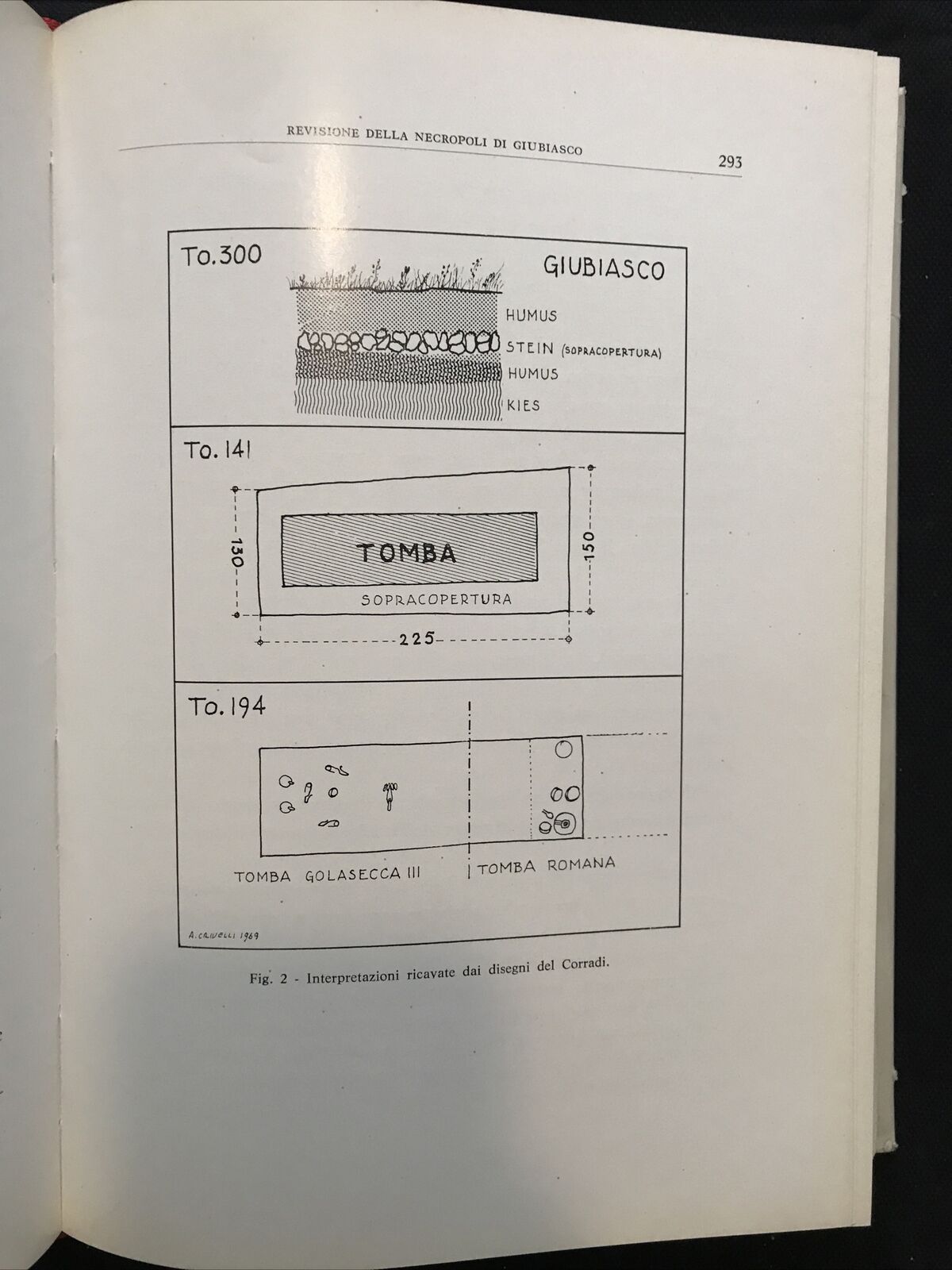 OBLATIO, società archeologica Comense, Aristide Calderini 1971