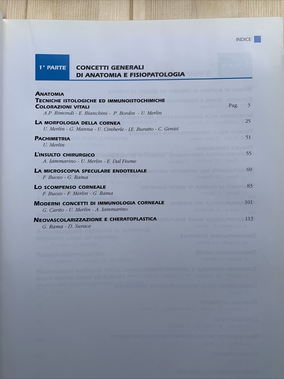 Chirurgia della Cornea - G. Rama, Società Oftalmologica Italiana. Fogliazza #