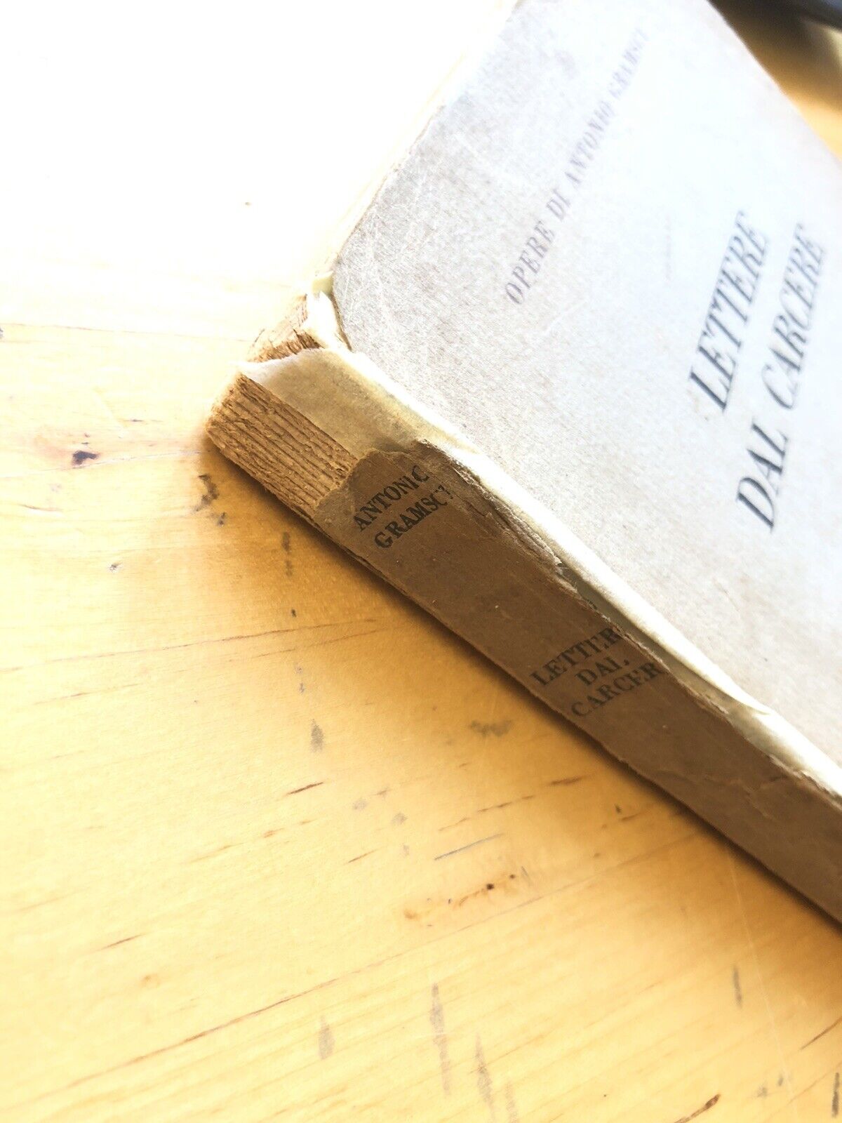 Lettere dal carcere opere di Antonio Gramsci. Einaudi 10 ott 1947