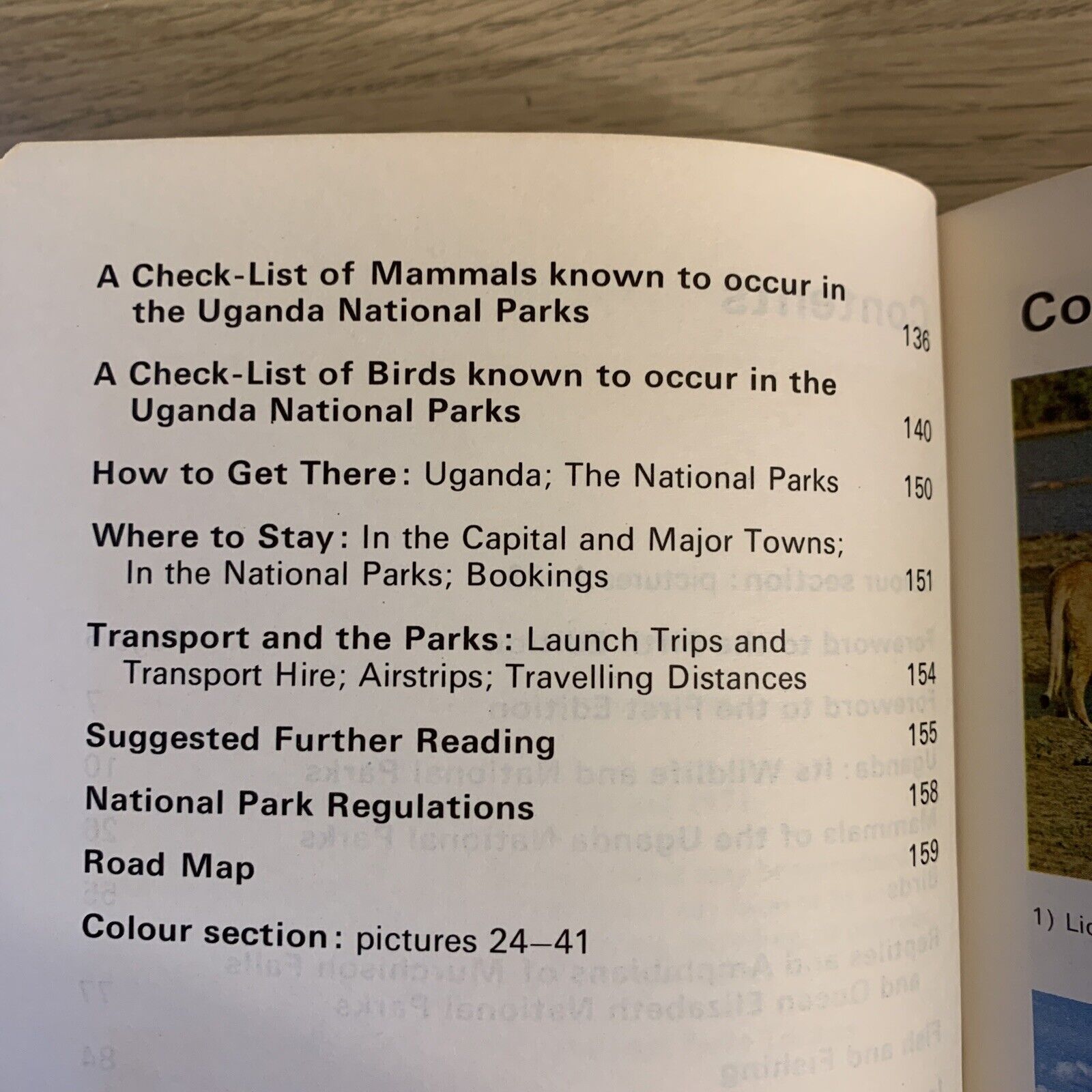UGANDA National Parks Handbook, Longman 1971