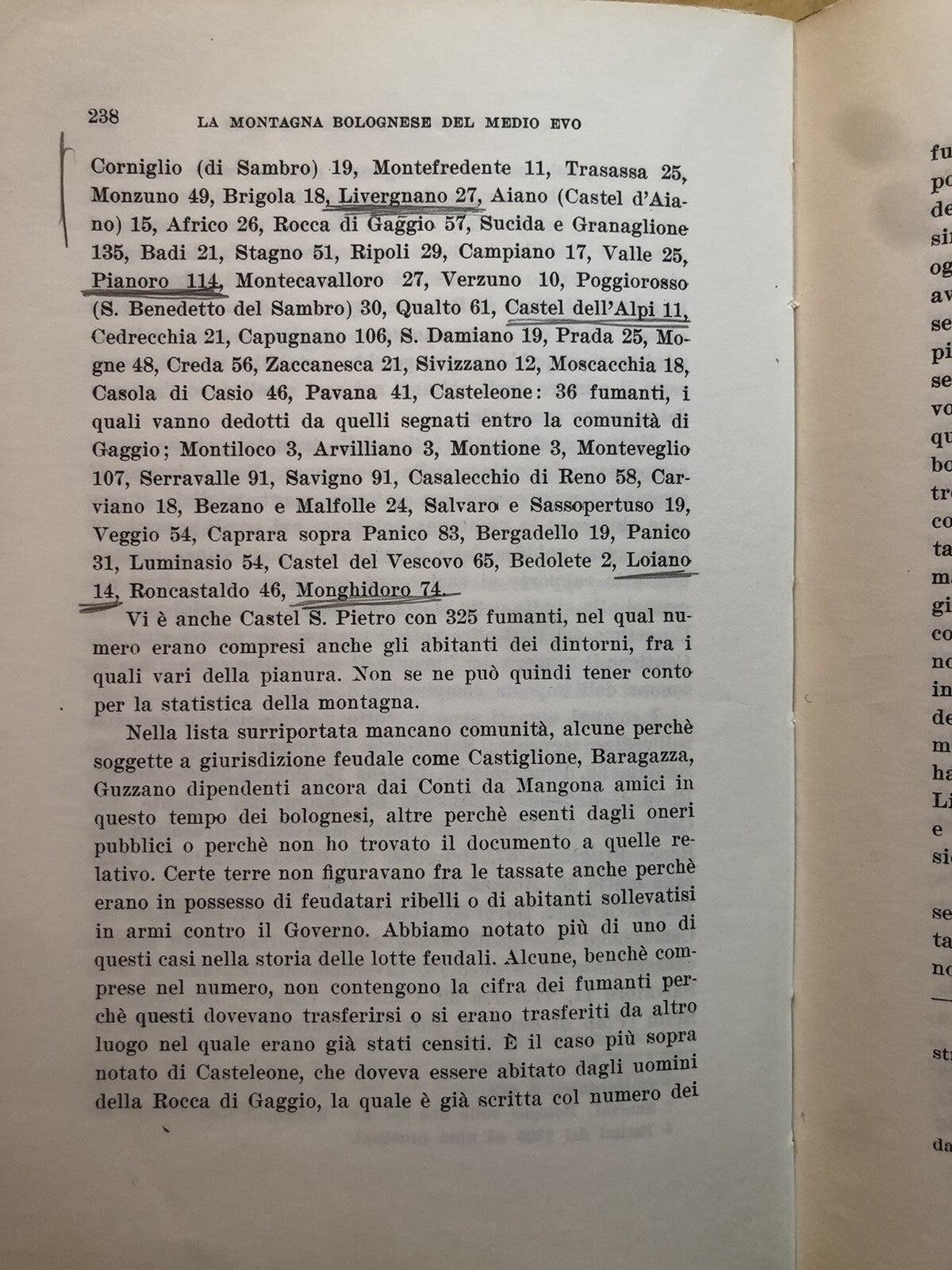 La montagna bolognese del medio evo, Arturo Palmieri. Forni editore rist. 1972