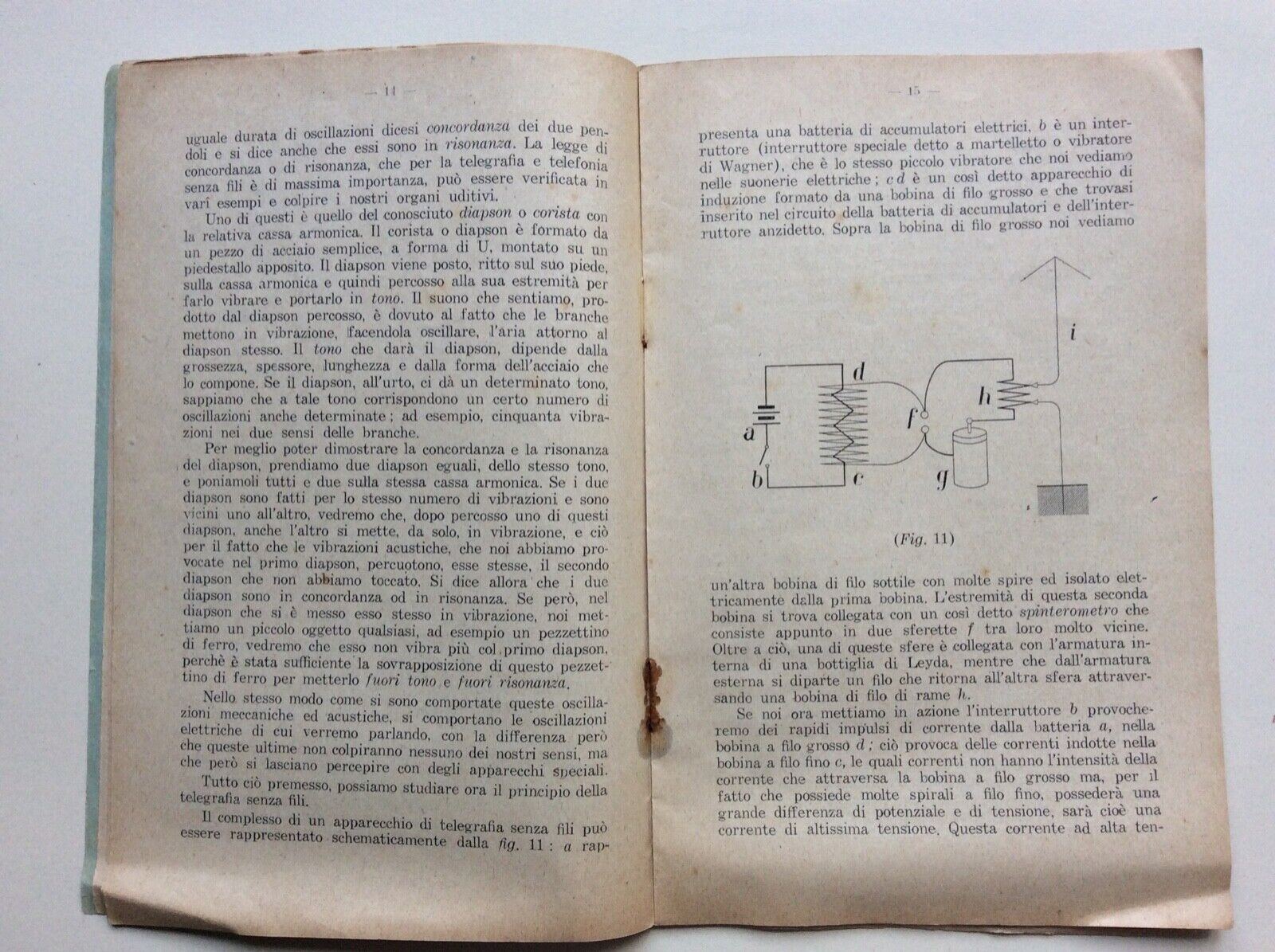 L’ARPA DELL’UNIVERSO, GIUSEPPE ROSTAIN, 1926 polarizzazione radio-telefonia.