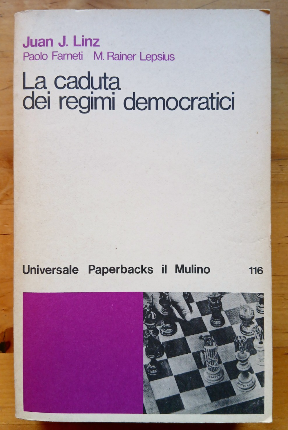 La caduta dei regimi democratici - Juan J. Linz - Il Mulino 1981