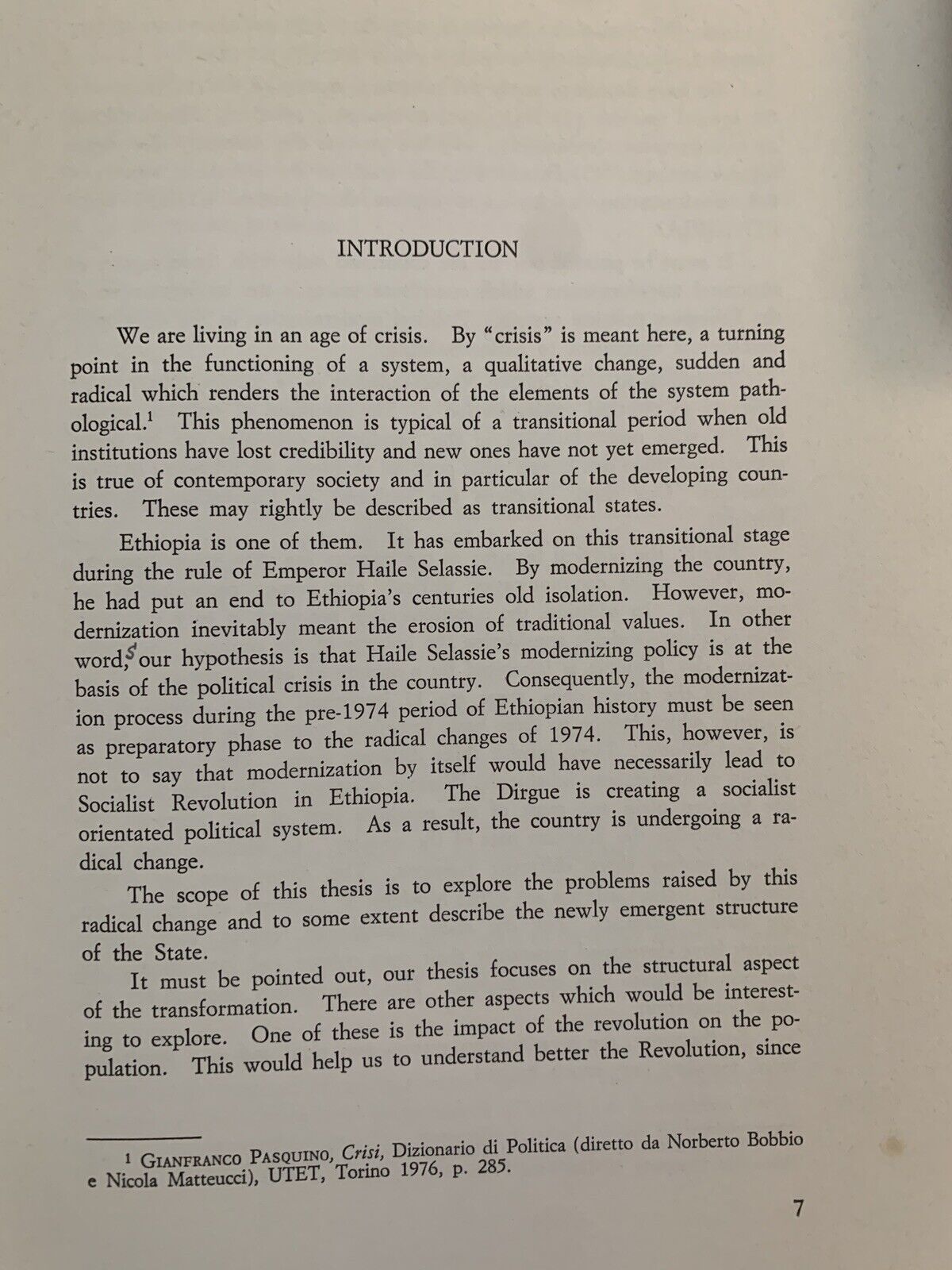 THE ETHIOPIAN WAY TO SOCIALISM - SELEMON MEHARENNA Pontificia Universitas Gregor