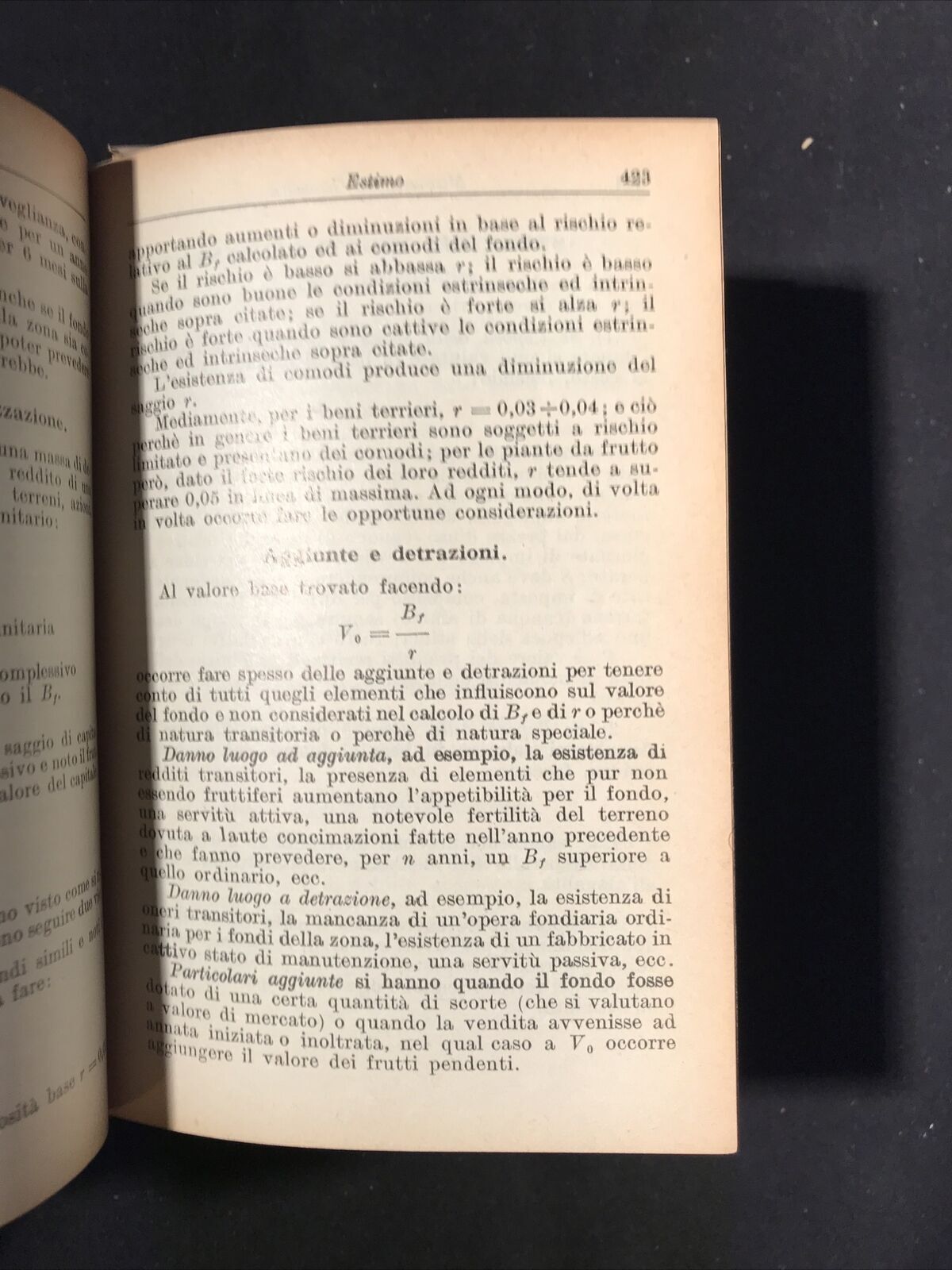 MANUALE DEL GEOMETRA, Luigi Gasparrelli - Hoepli nona edizione 1954