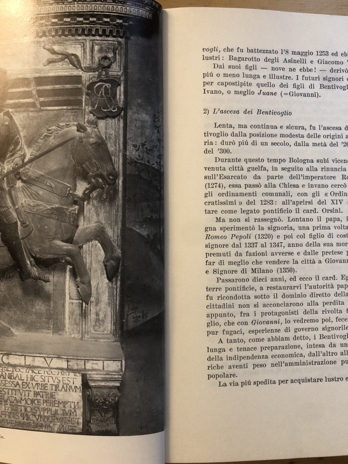 I Bentivoglio - Gaetano Sorbelli, Cappelli editore 1969