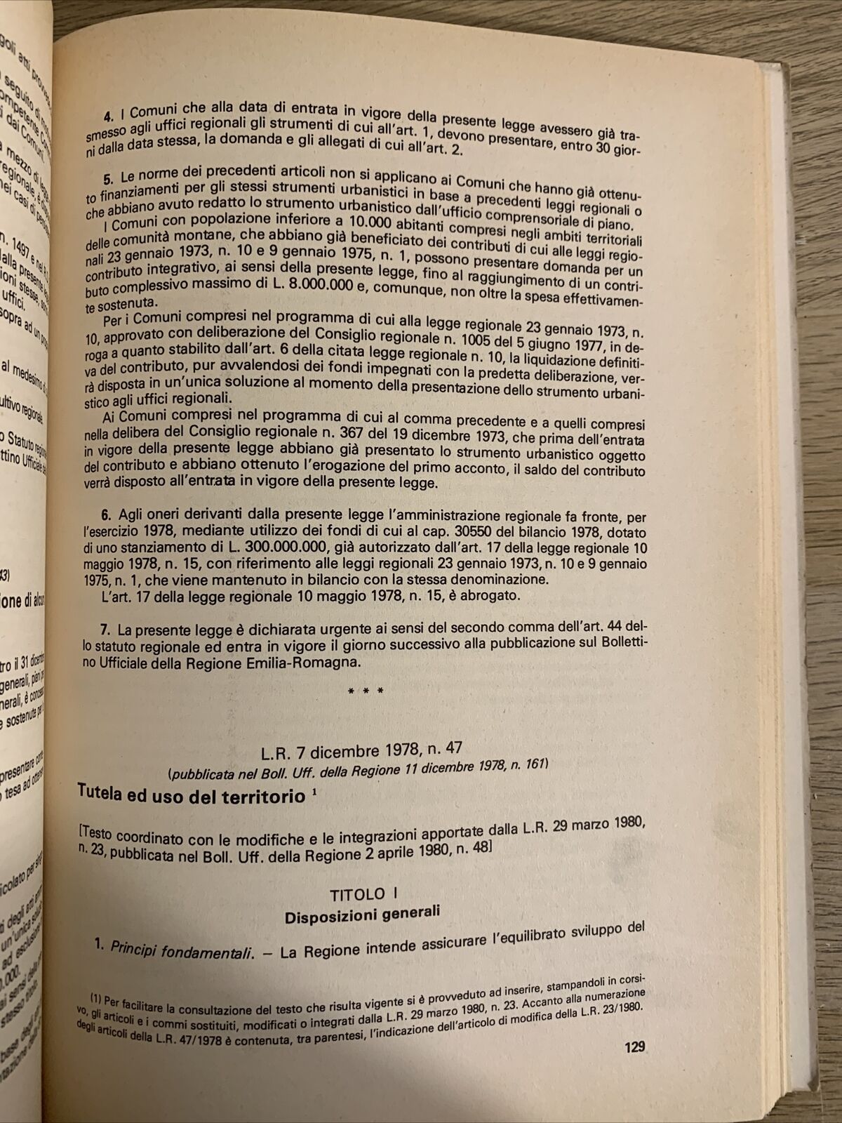 La legislazione urbanistica della regione Emilia-Romagna 15 bis - 1980