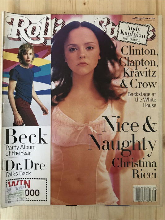 Rolling Stone Magazine Issue 827 Clinton Clapton Kravitz Christina Ricci #