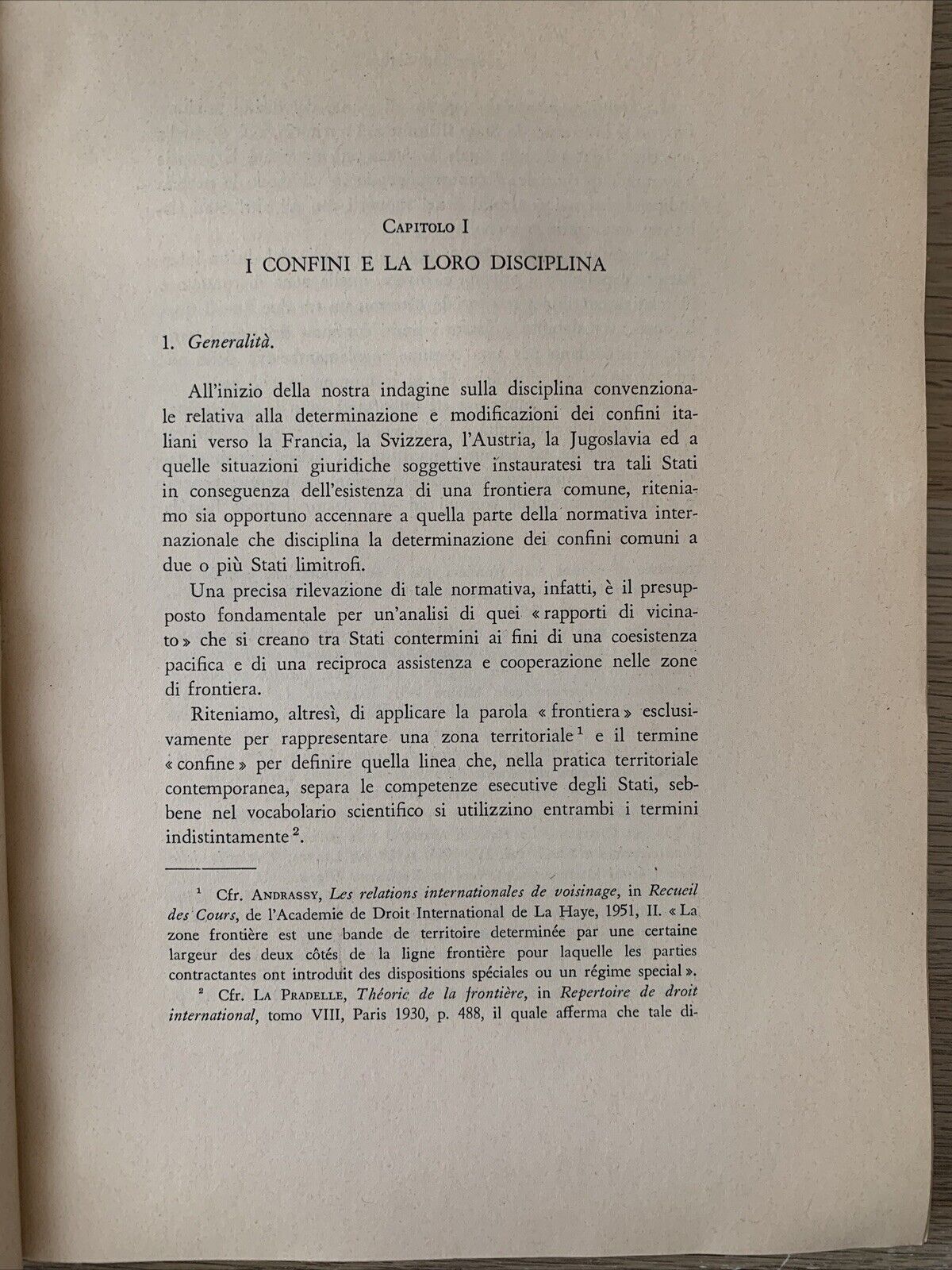 Le frontiere dell’Italia - Ersiliagrazia Spatafora. Giuffrè 1979