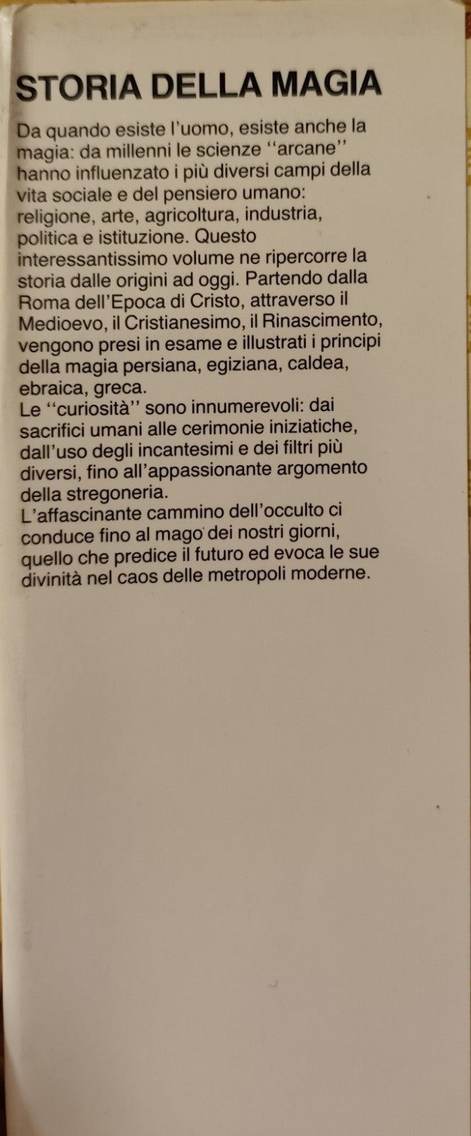 Storia della Magia - Richard Cavendish CDE 1983 - esoterismo misticismo occulto