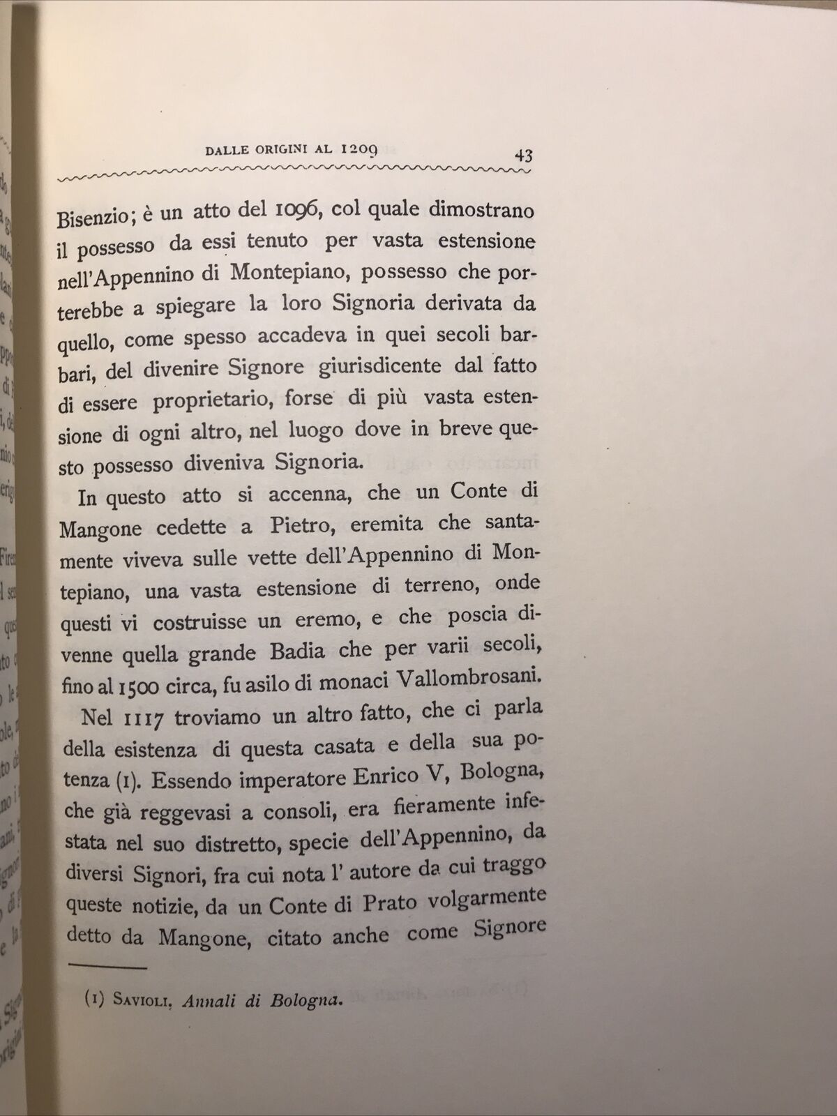 PRATO STORIA Signoria Conti Alberti su Vernio /Vernio vita e morte di A. Forni #