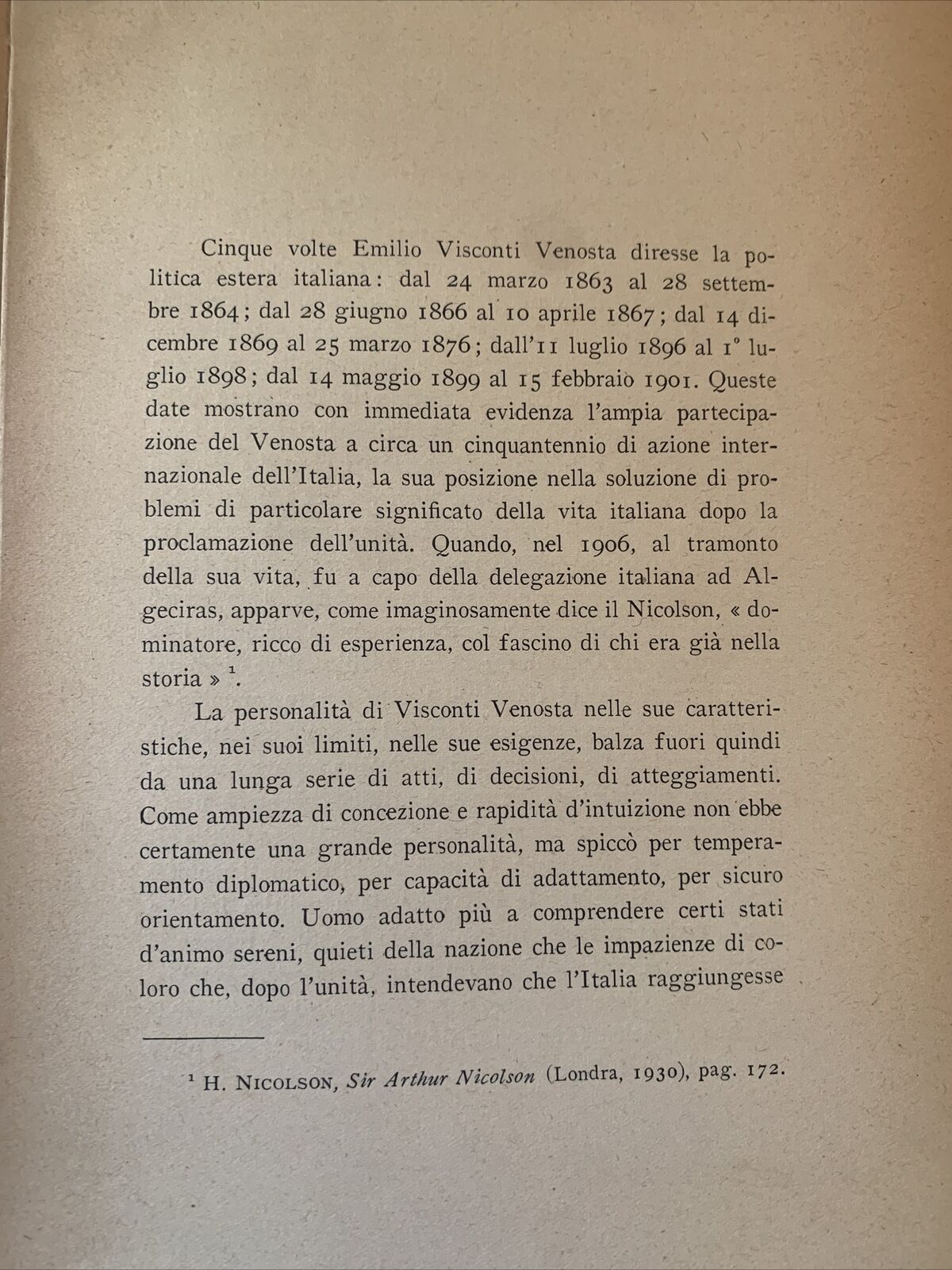 LA POLITICA ESTERA DI E. VISCONTI VENOSTA - Francesco Cataluccio. Marzocco 1940