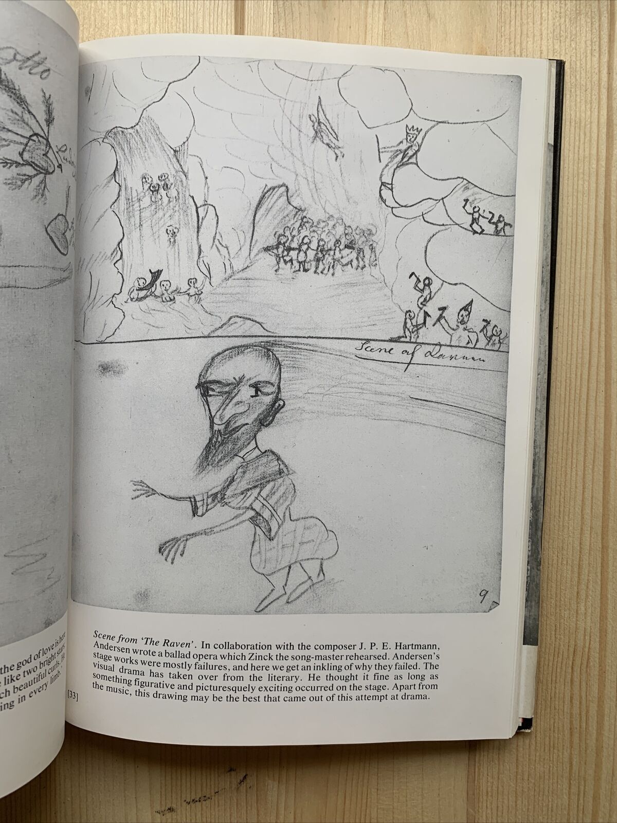 HANS CHRISTIAN ANDERSEN as an artist. Kjeld Heltoft 1977 #