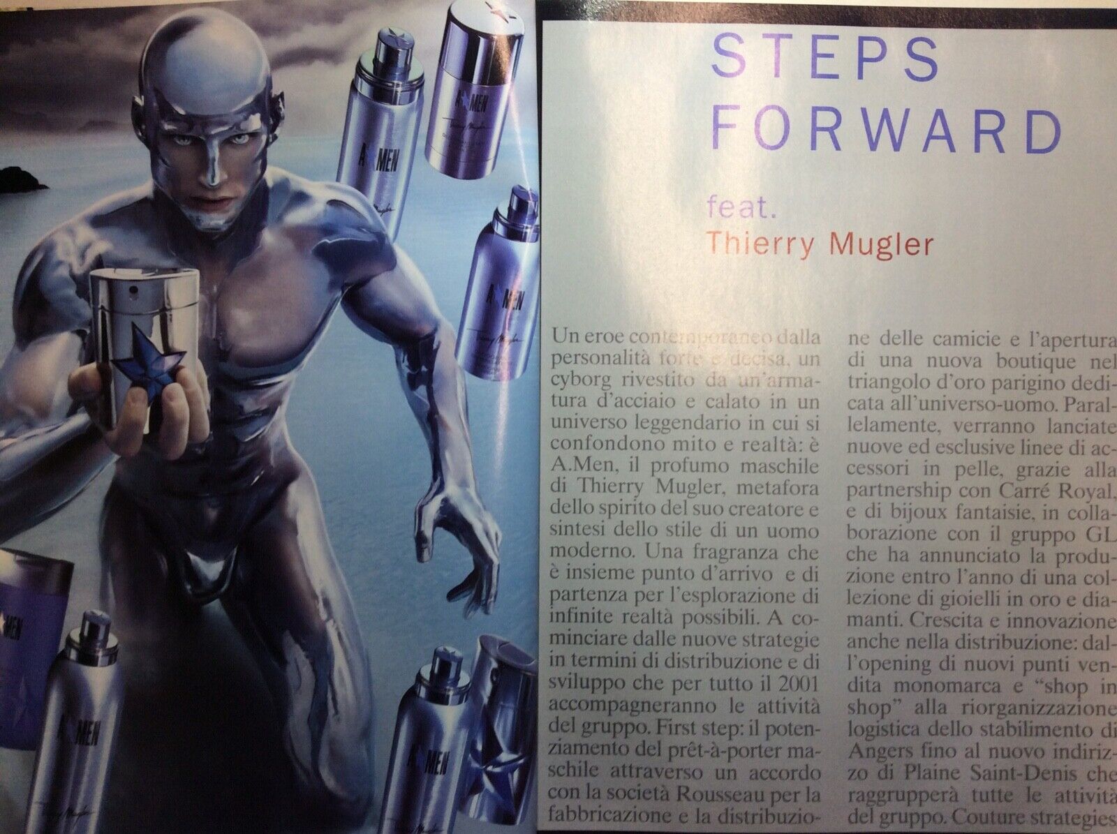 L’UOMO VOGUE, APRILE 2001, n.320.