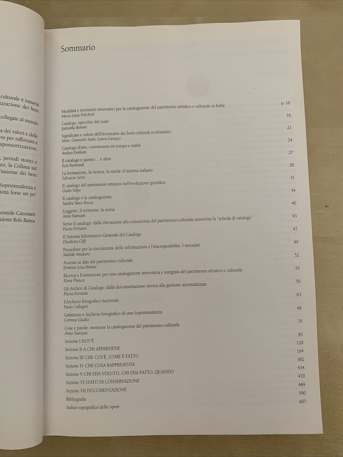 LO SPAZIO IL TEMPO LE OPERE Il catalogo del Patrimonio culturale. Silvana 2001 #