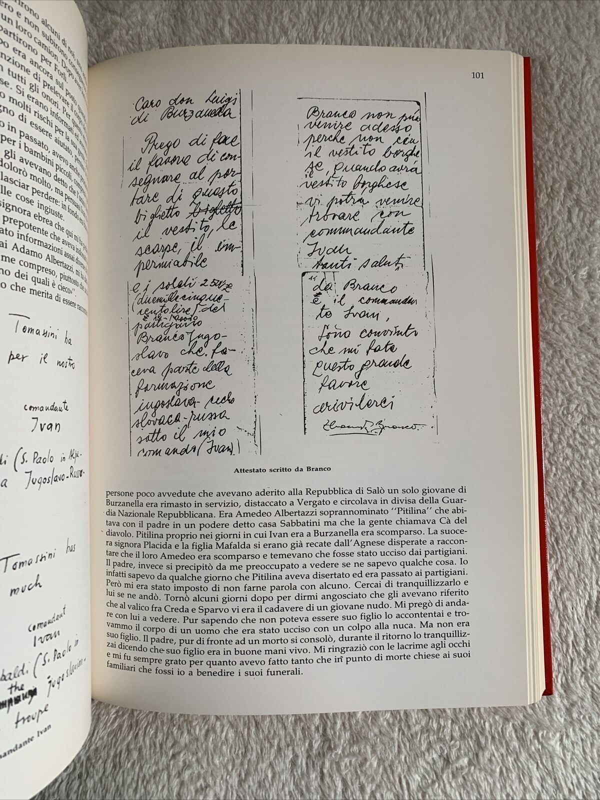 La Bufera Parroco nella resistenza. Don Luigi Tommasini *autografato* resistenza