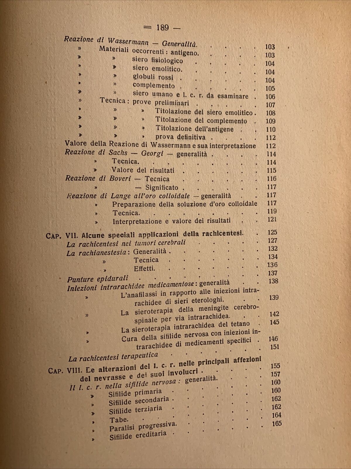 La rachicentesi ed il liquido cefalo-rachidiano F. Bonola, Cappelli editore 1922
