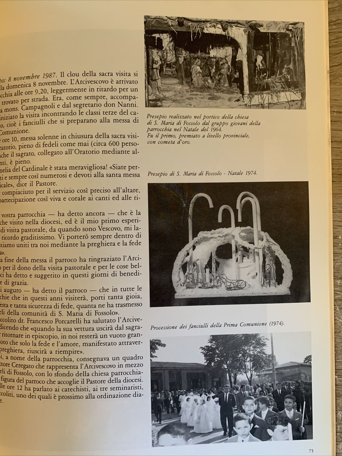 Otto secoli di storia a Fossolo. Parrocchia S. Maria Annunziata  Fossolo Bologna