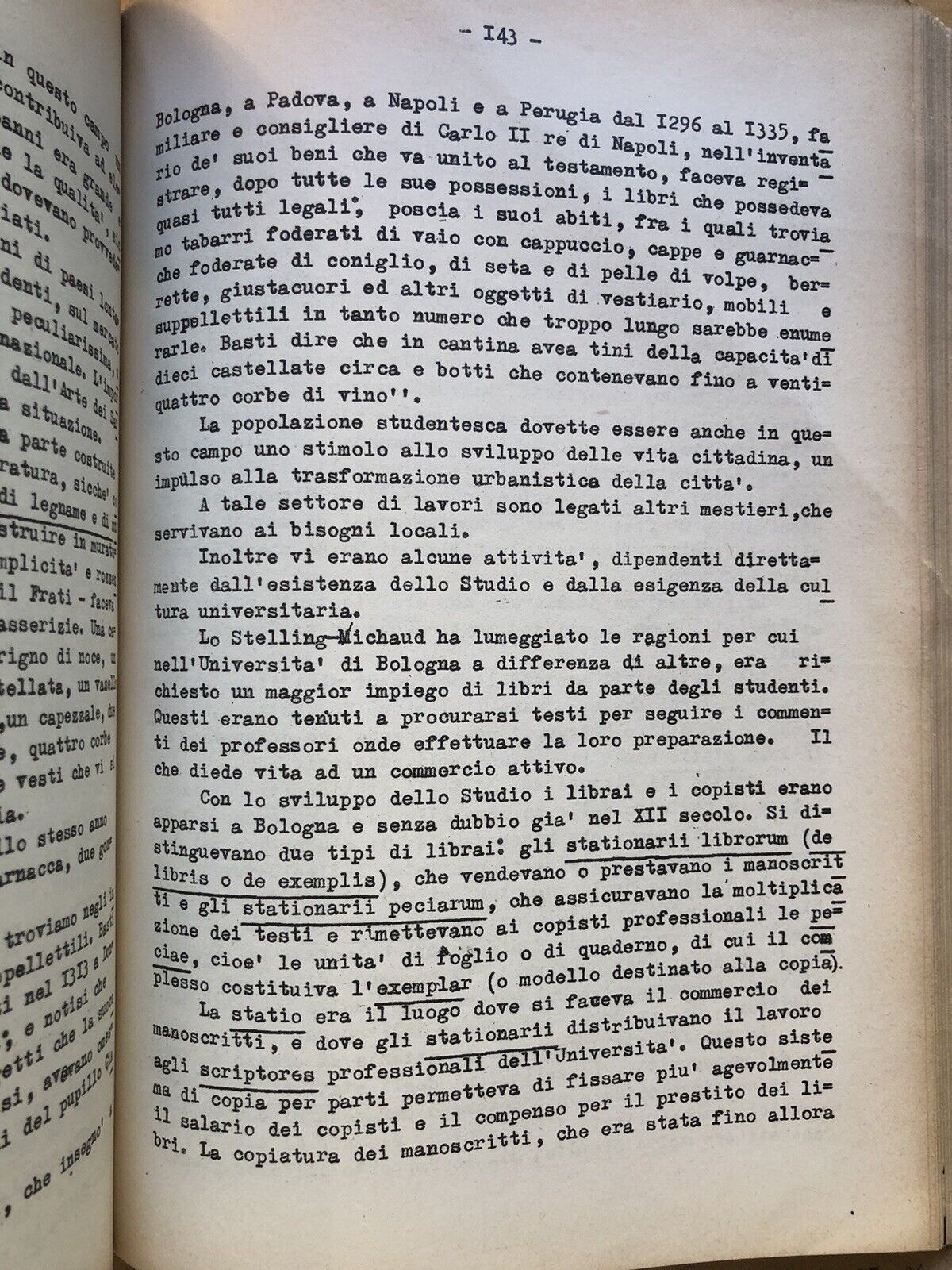 La vita economica a Bologna nel periodo comunale - Luigi Dal Pane 1957