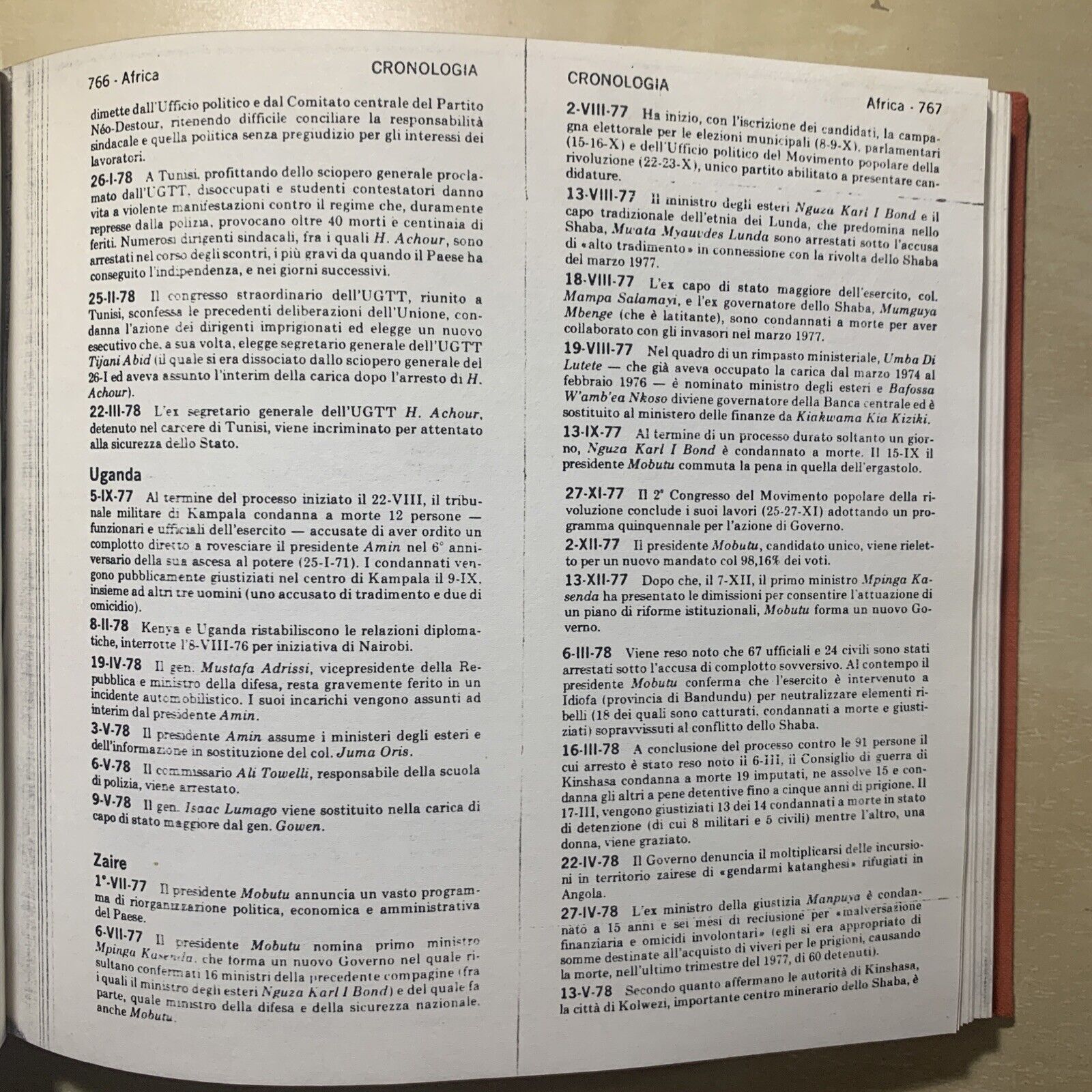 CRONOLOGIA DEGLI AVVENIMENTI POLITICI ANNI '70 (DAL 1970 AL 1980) - 3 VOLUMI #