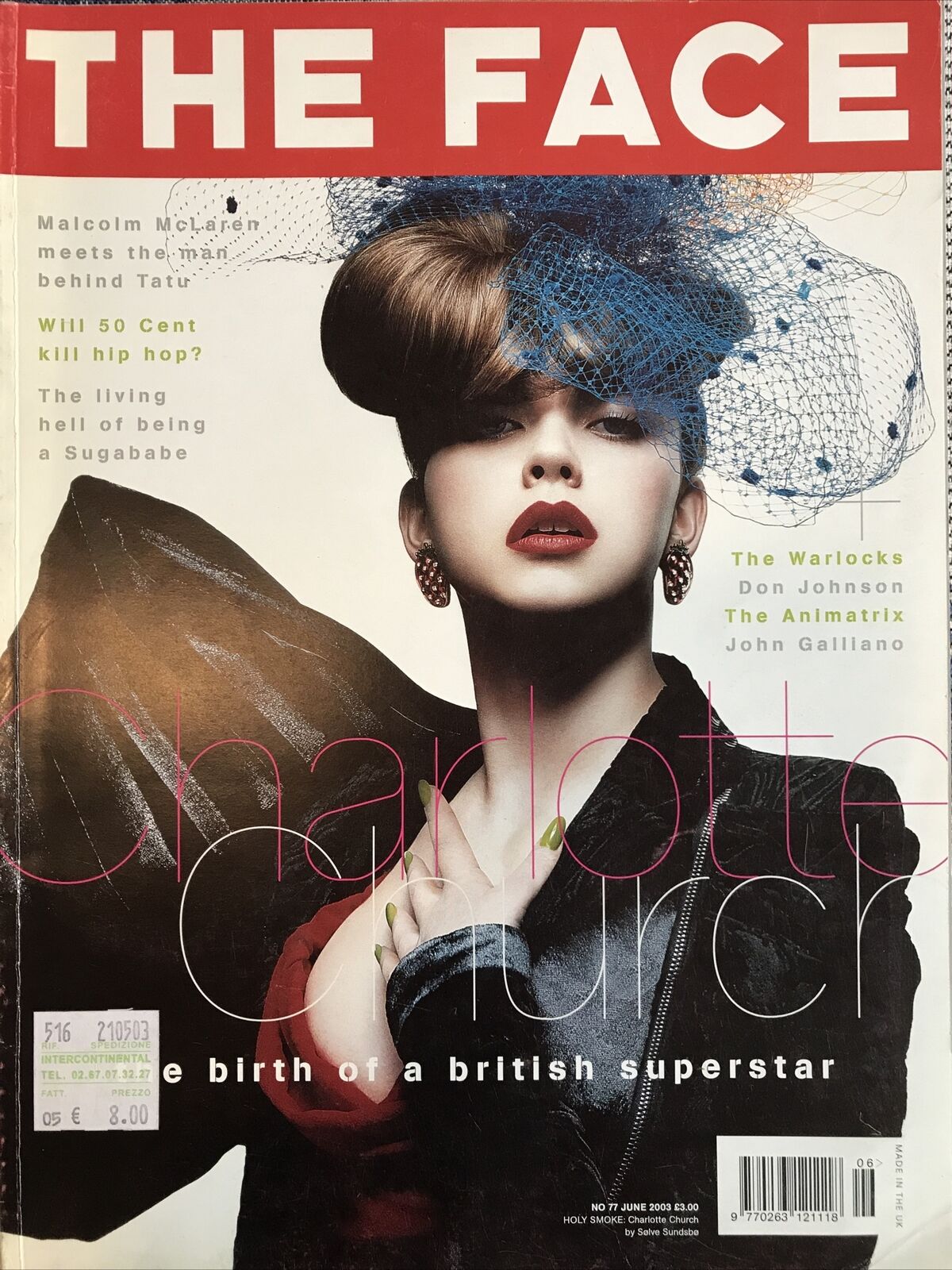 THE FACE MAGAZINE n 77 june 2003 - CHARLOTTE CHURCH