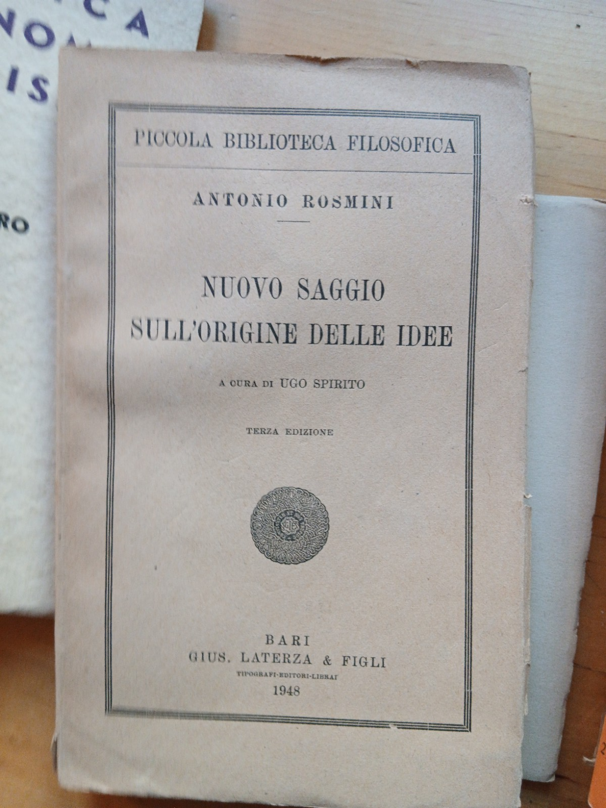 Filosofia lotto 10 libri Russel Berkeley Rosmini Morselli Preti Calogero Spencer