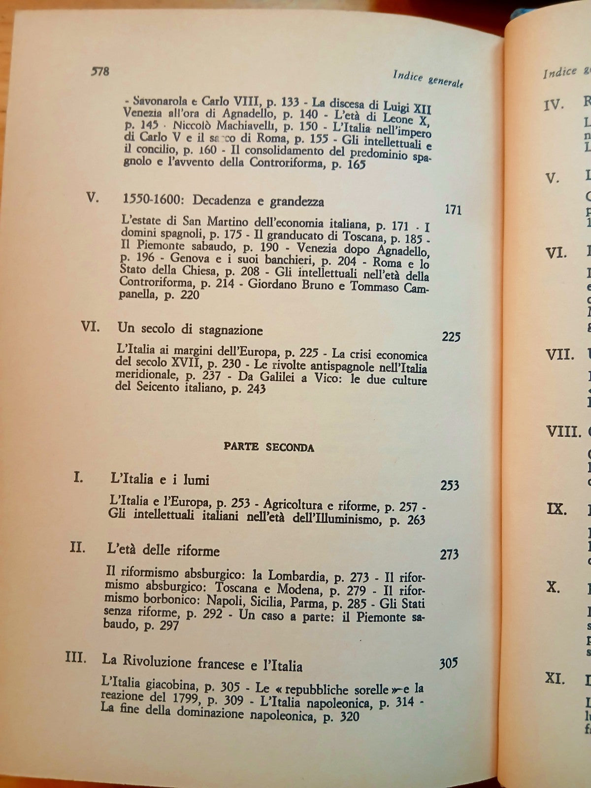 Storia degli italiani - Giuliano Procacci, Varia Club 1981 volume unico 580 pag.
