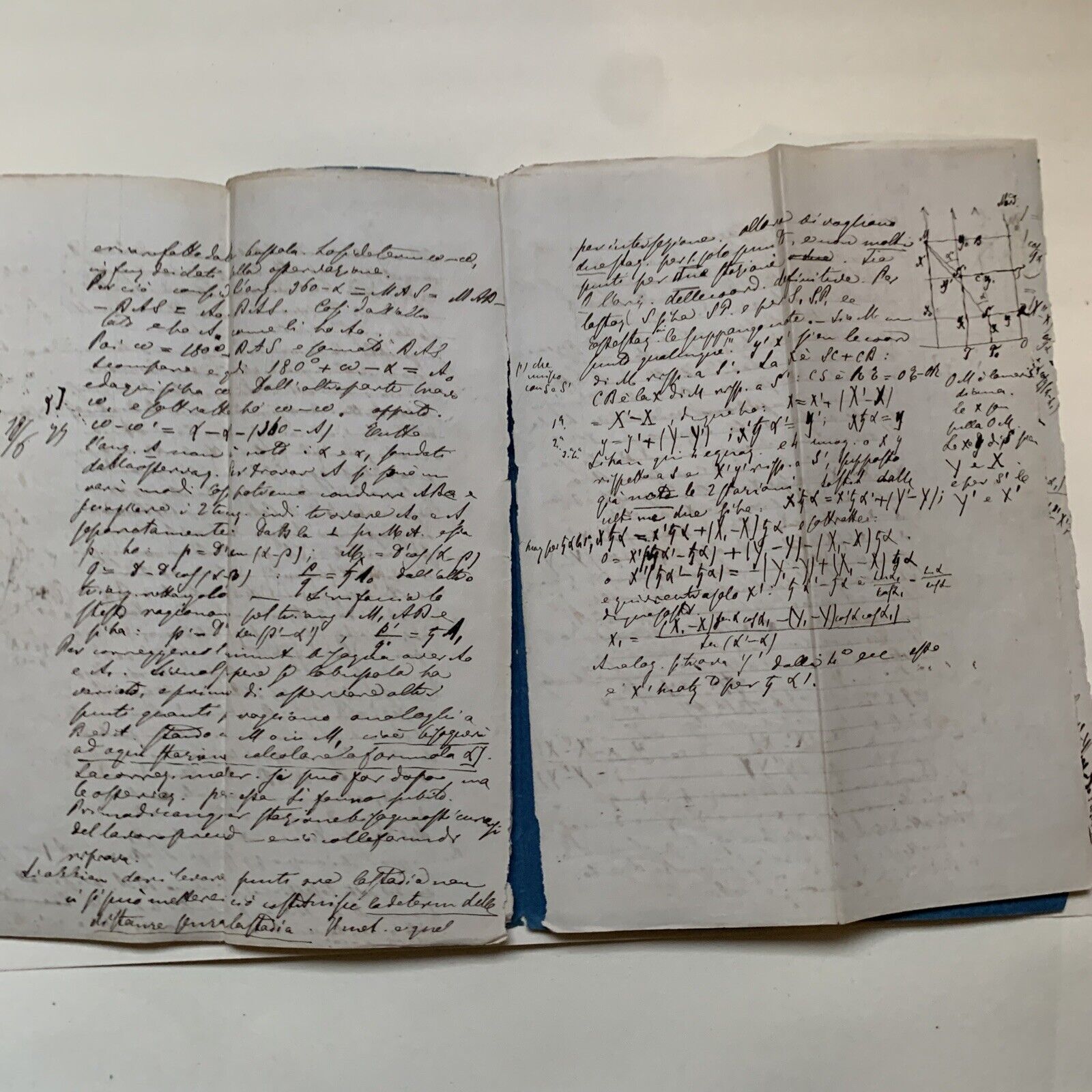 GOBBI BELCREDI Università Pavia 1876, Appunti di suo studente GEODESIA TEORETICA