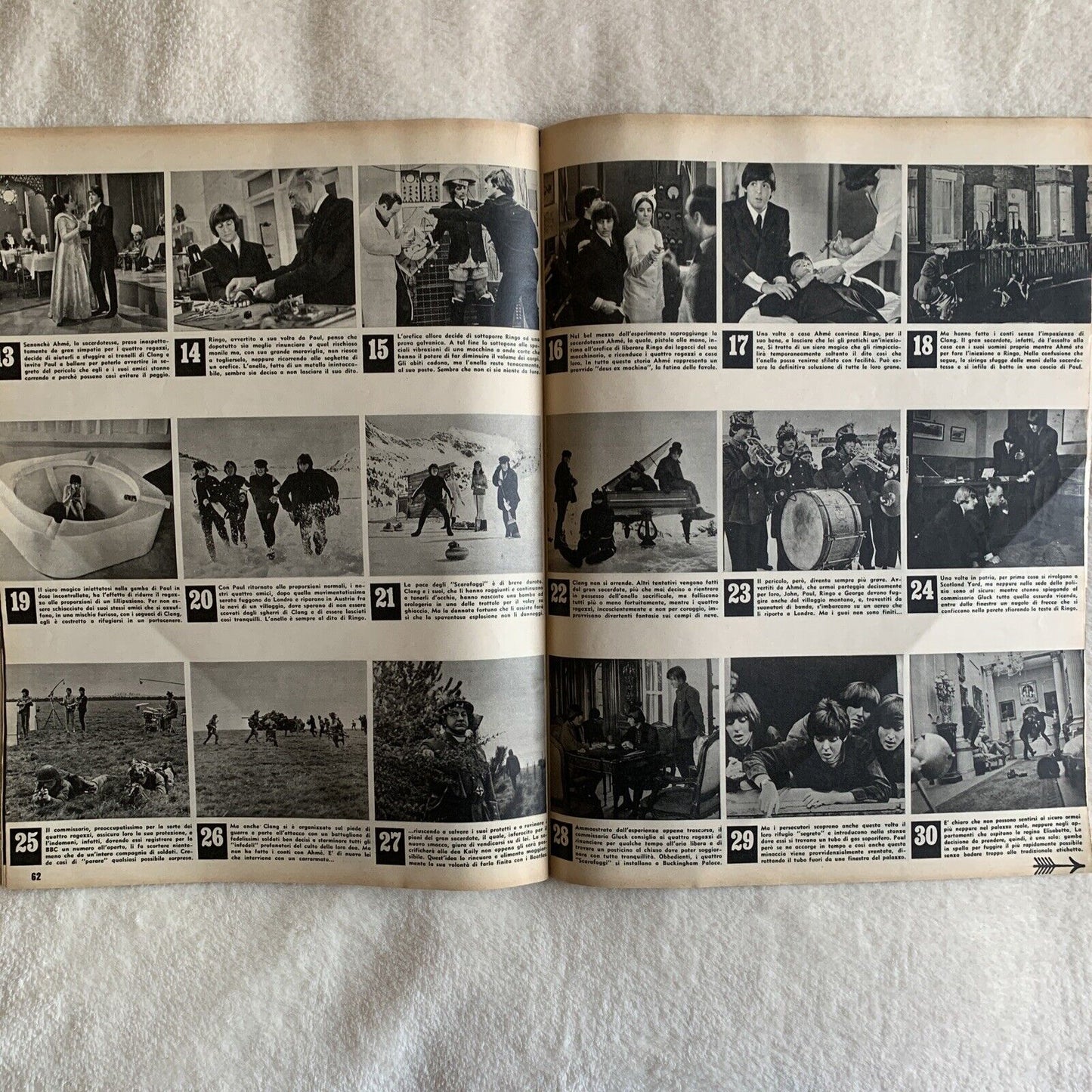 BIG N. 25 il settimanale giovane BEATLES IN 48 FOTOGRAMMI 1965 #