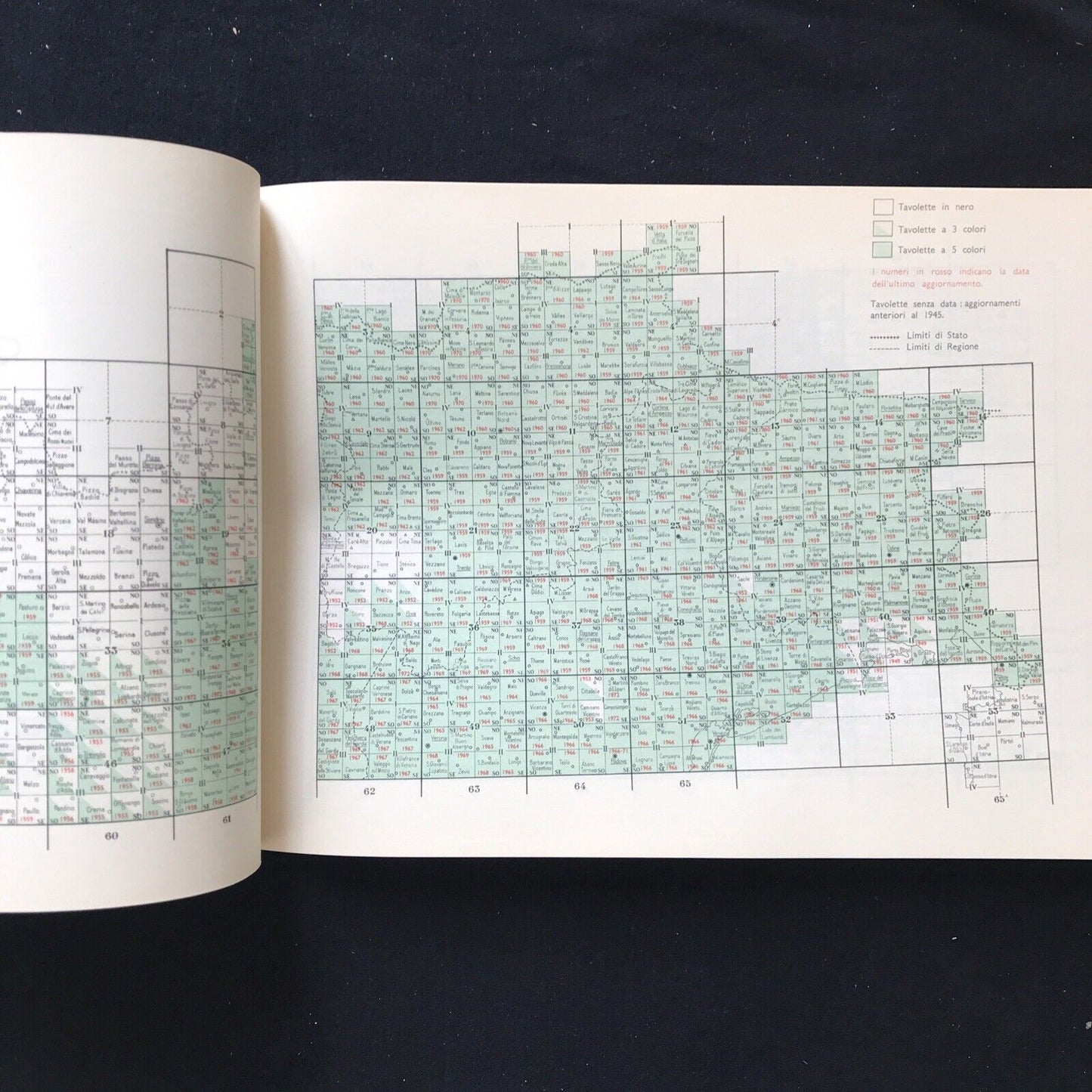 Istituto Geografico Militare, catalogo delle pubblicazioni 1972 - 73