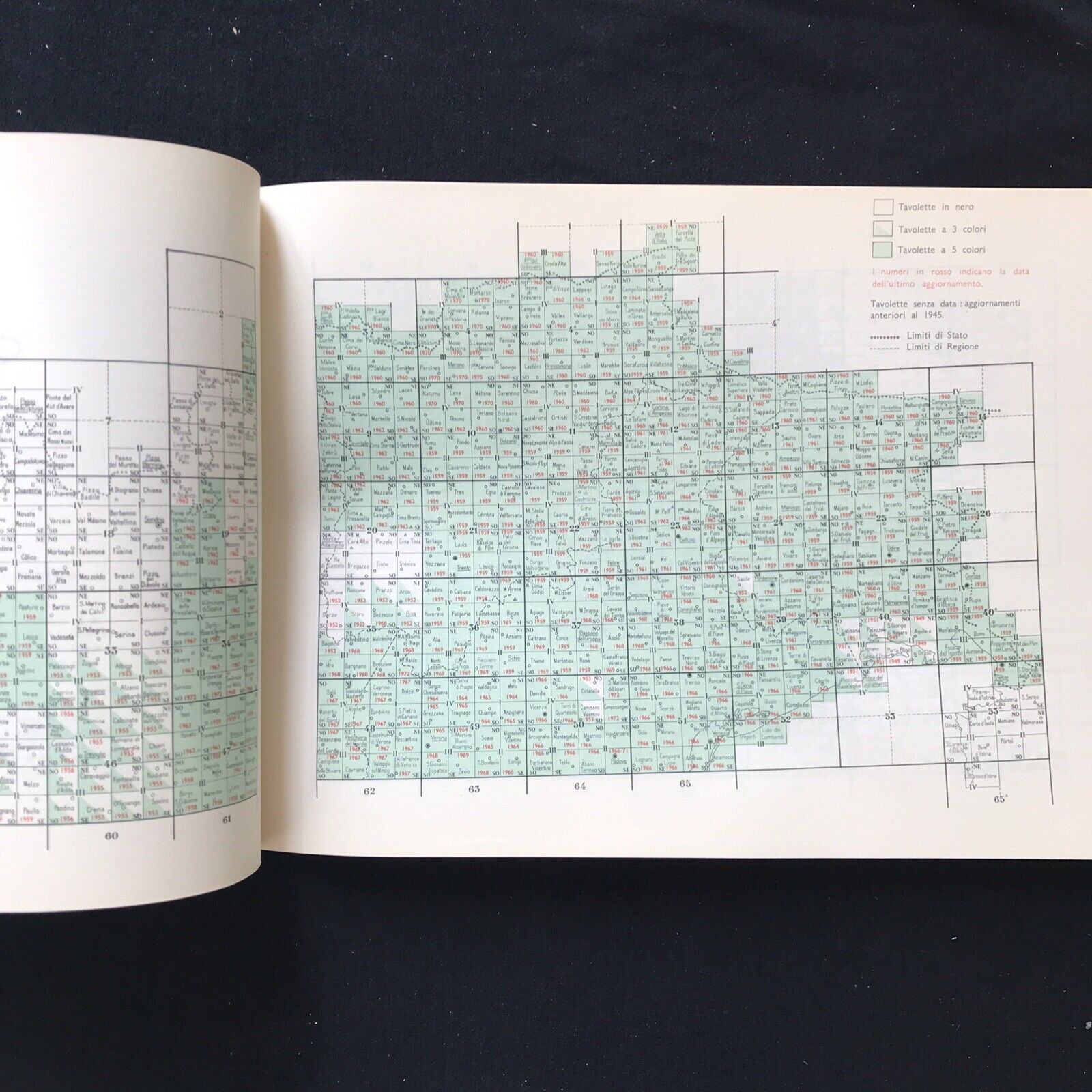 Istituto Geografico Militare, catalogo delle pubblicazioni 1972 - 73
