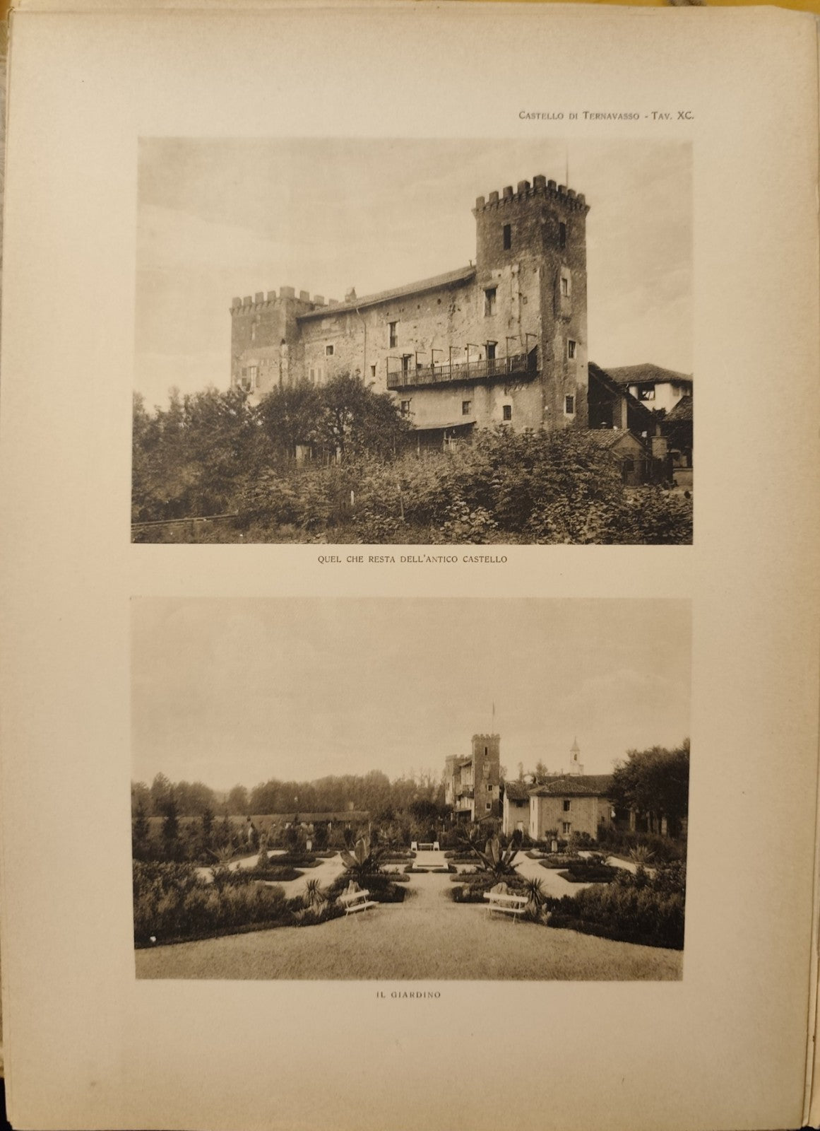 Ville e castelli d'Italia Piemonte e Liguria, Vittorio Cicala, Modiano, 1915
