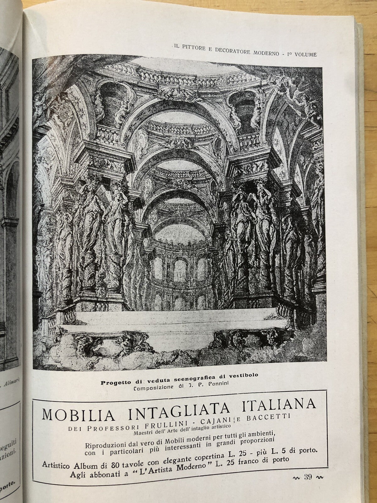 Il pittore e il decoratore moderno 1926 Carlo Tarantola, l'artista Moderno