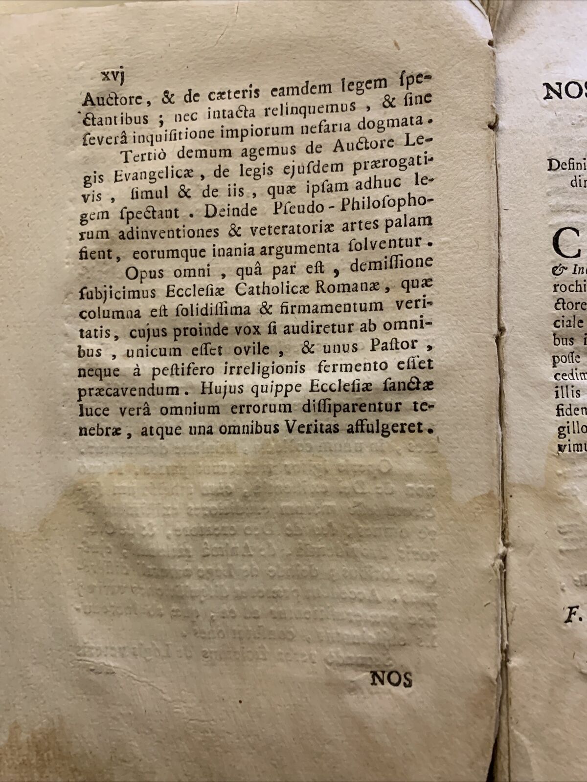 Antico testo religioso 1780  **Raro*