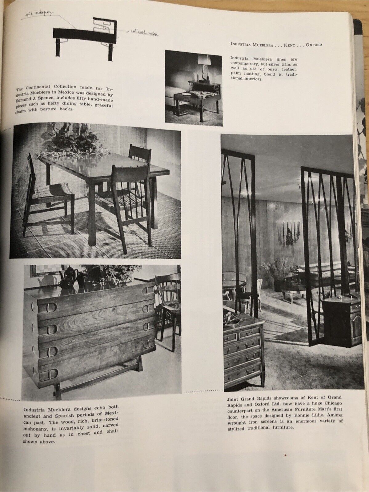 INTERIORS MAGAZINE SEPTEMBER 1952. Interiors, design, architecture. Olga Gueft
