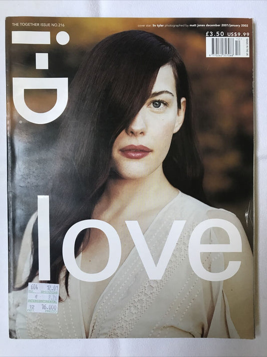 i-D Magazine no. 216 The together issue Ryan Gosling - Liv Tyler, Orlando Bloom