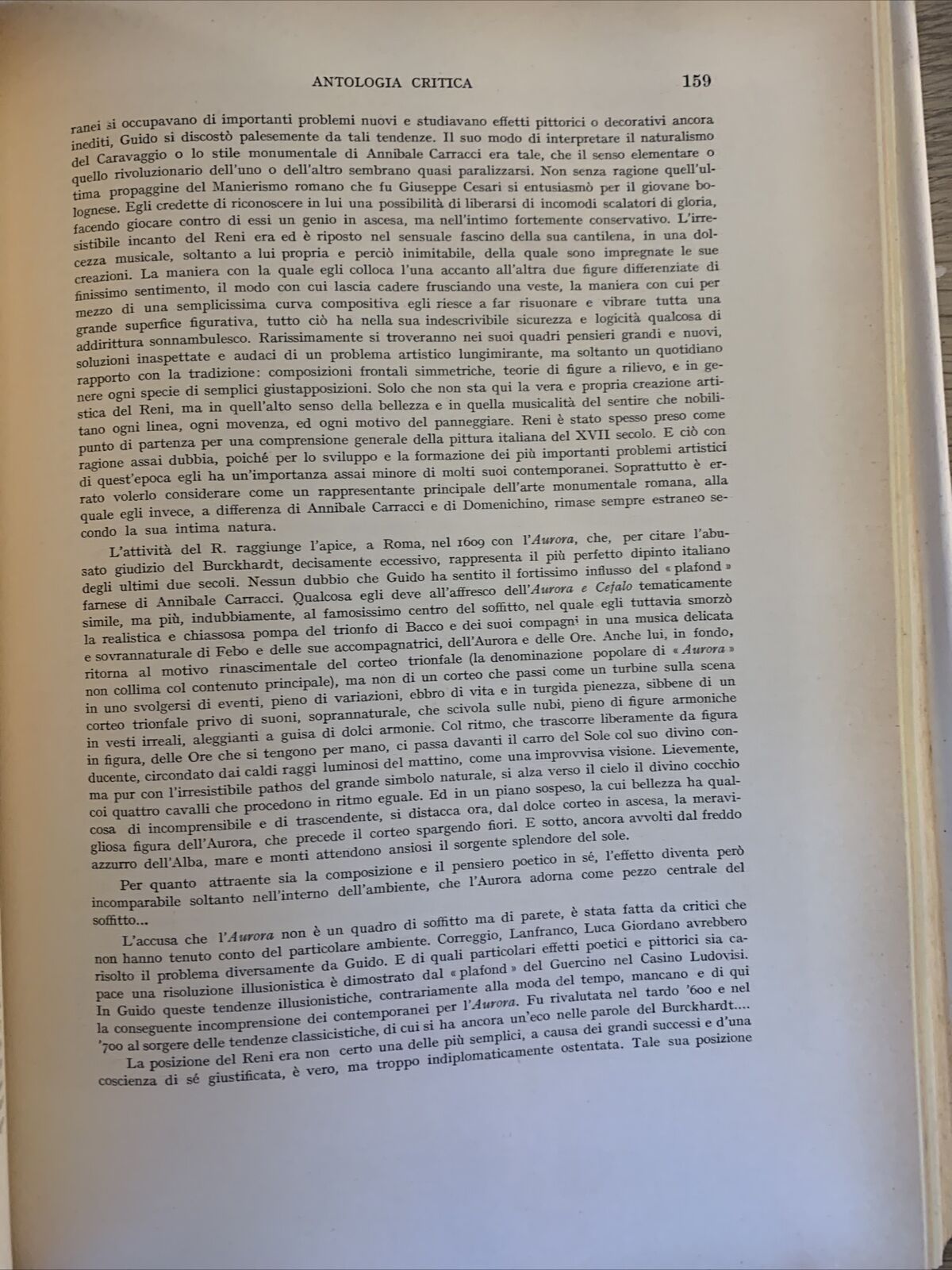 GUIDO RENI. Vallecchi editore. Cesare Gnudi 1955