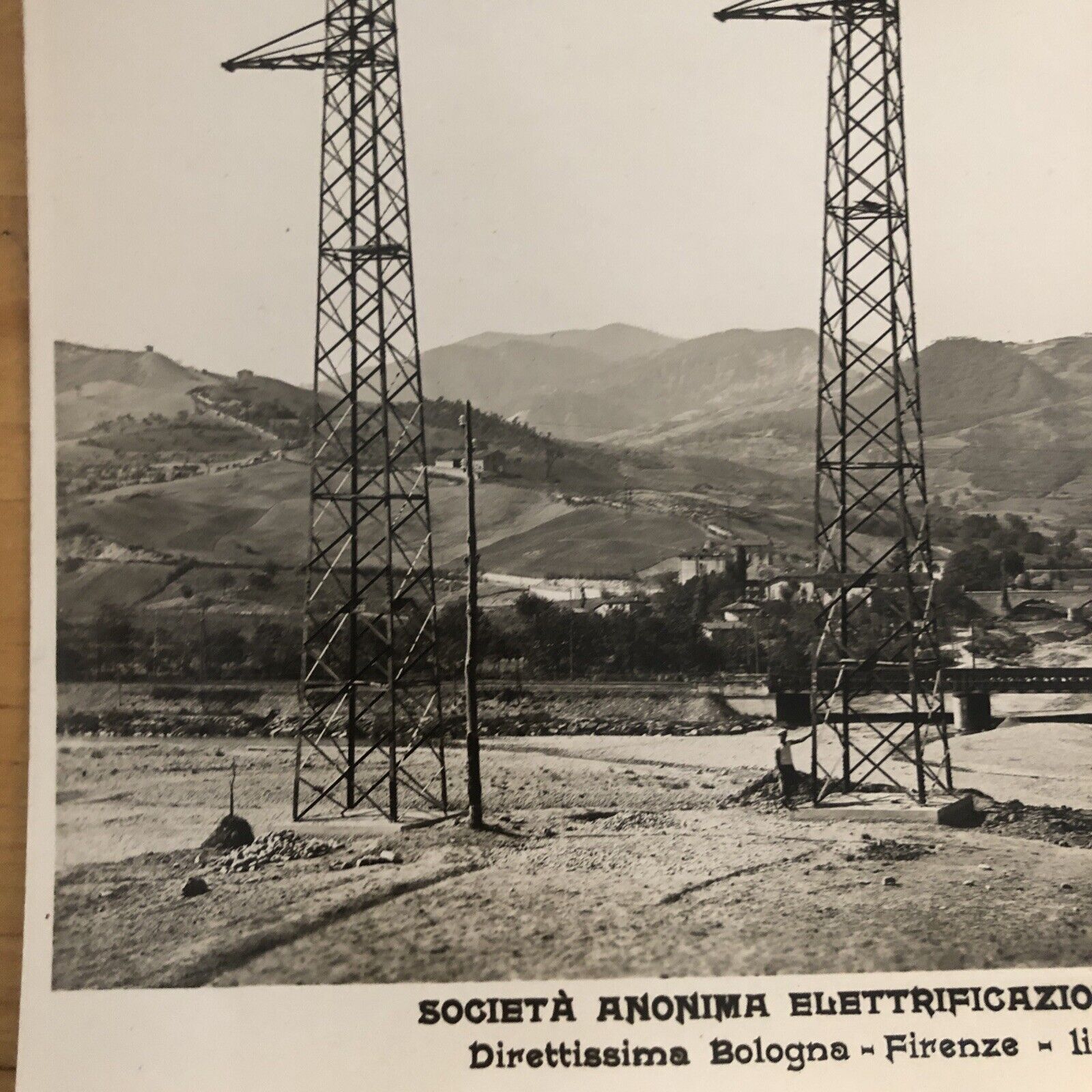 FERROVIE direttissima Bologna Firenze linea primaria 1931
